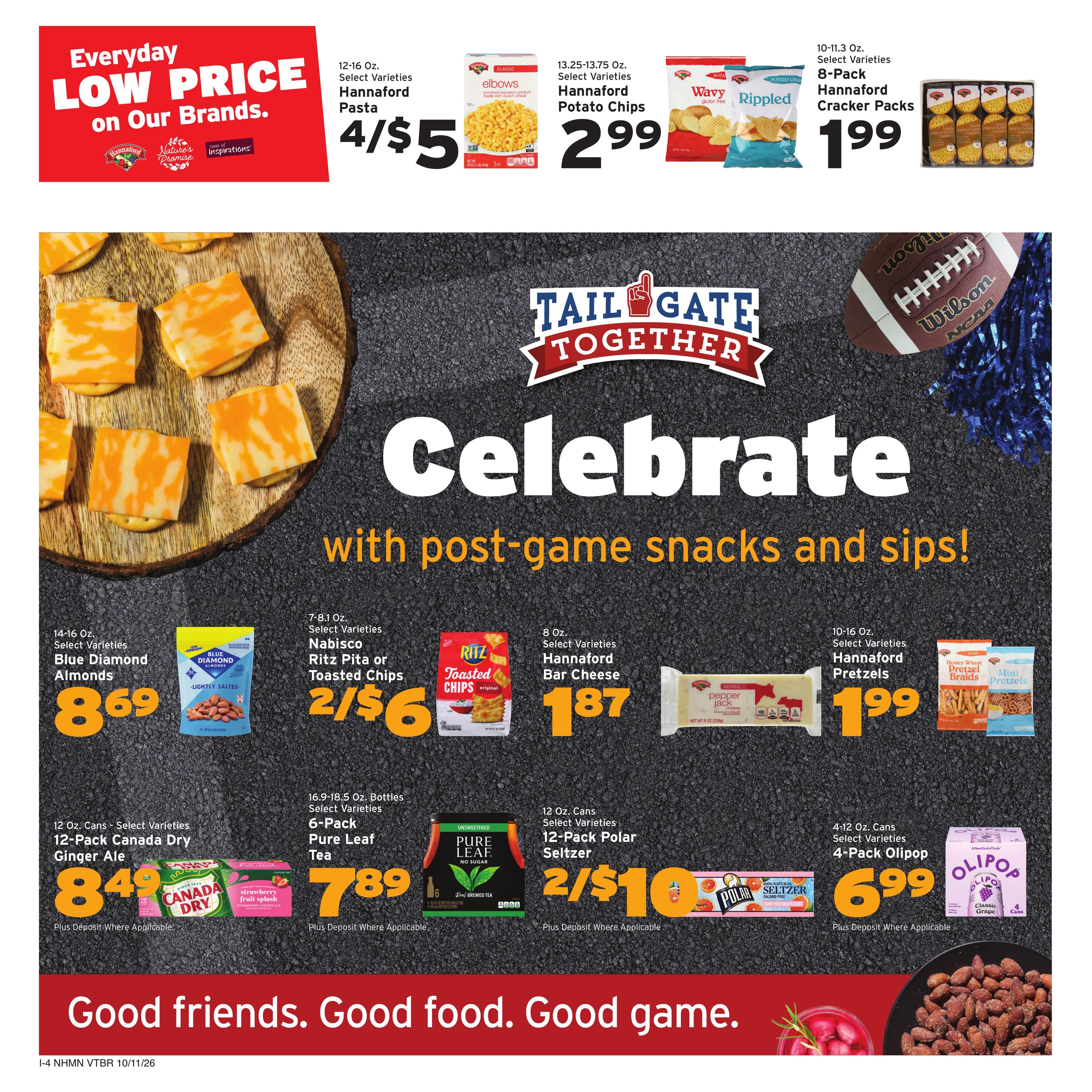 Hannaford (Dover Area, NH) Week 42 Flyer for Flipp Weekly Ad October 11 - 17, 2026