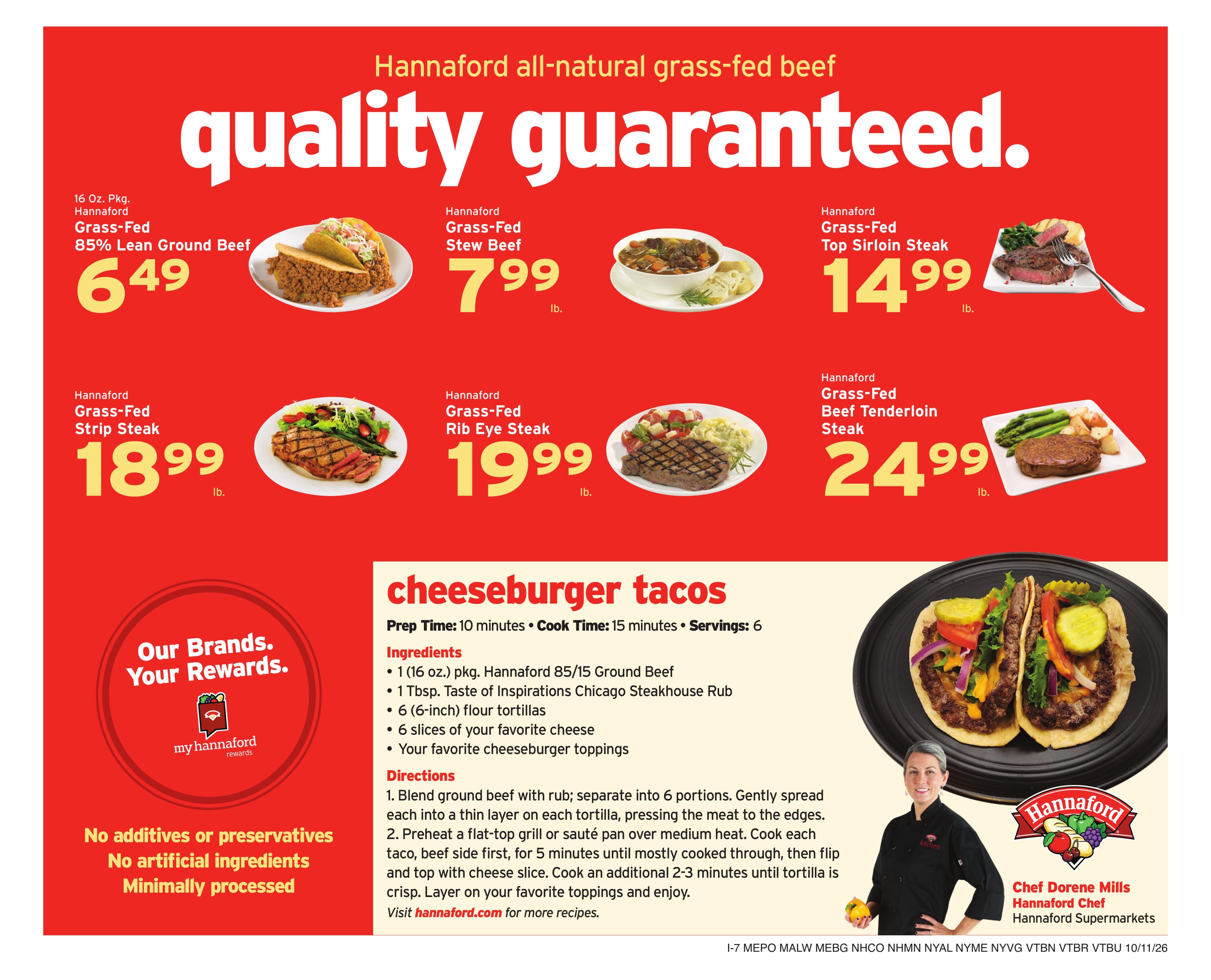 Hannaford (Dover Area, NH) Week 42 Flyer for Flipp Weekly Ad October 11 - 17, 2026