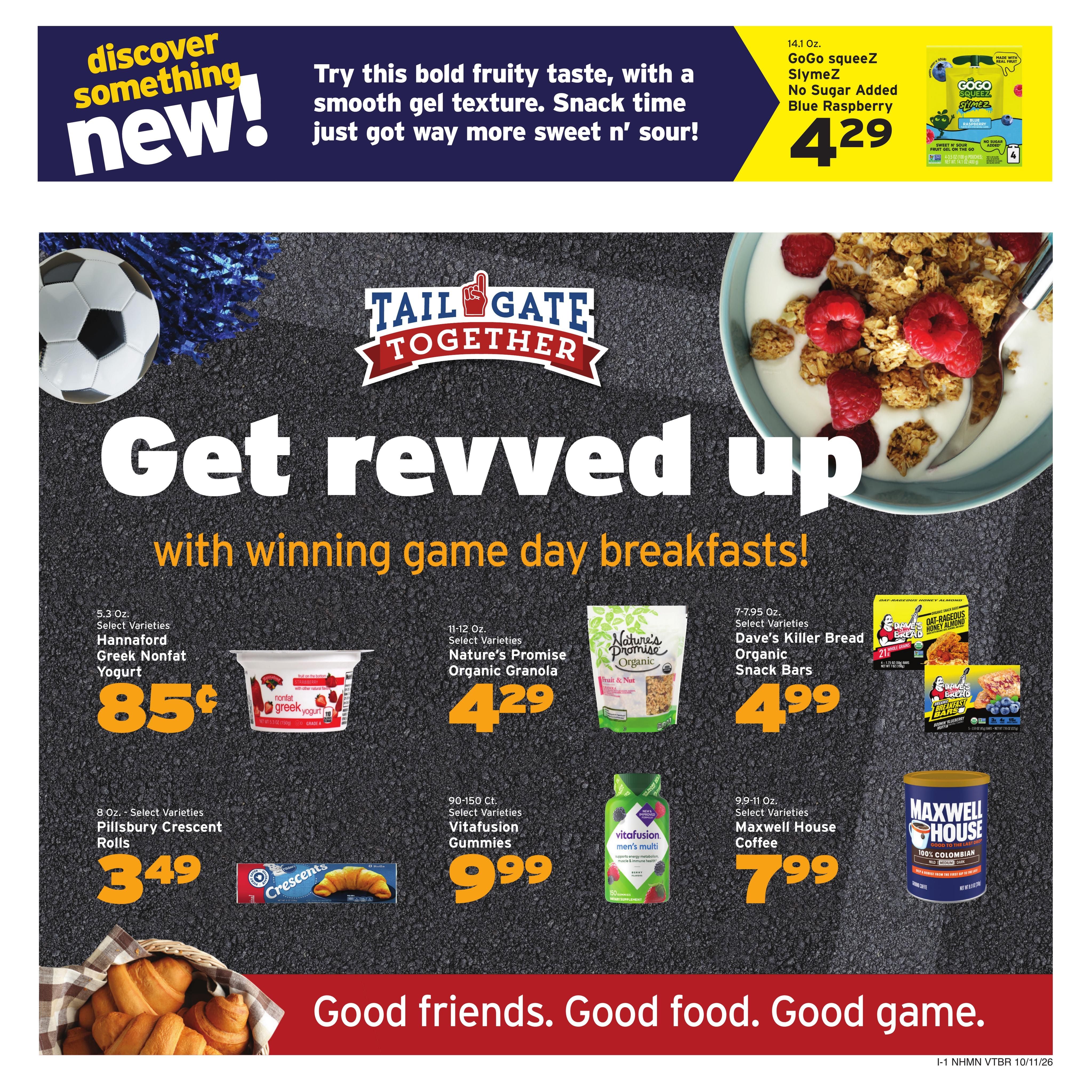 Hannaford (Dover Area, NH) Week 42 Flyer for Flipp Weekly Ad October 11 - 17, 2026