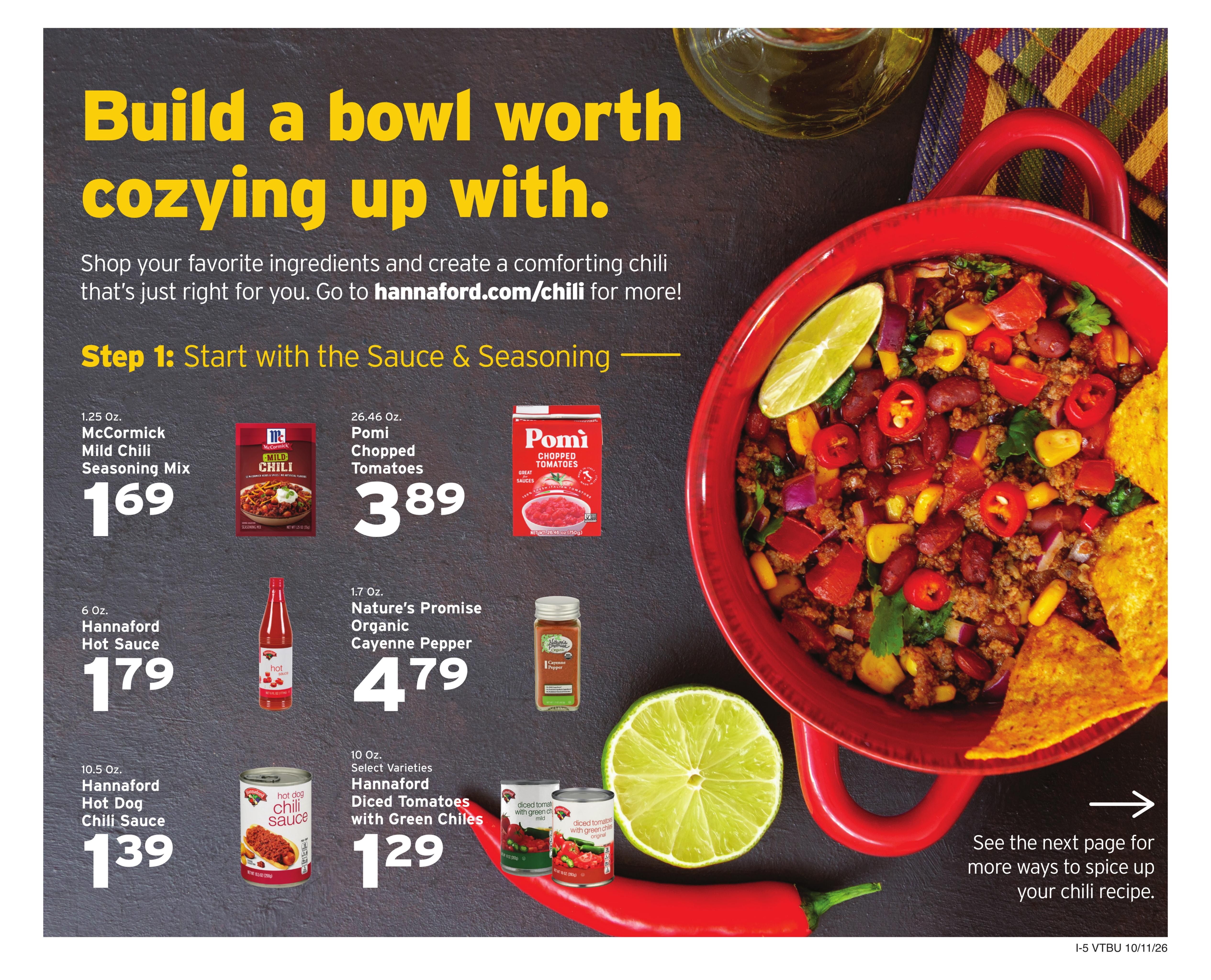 Hannaford (Barre Area, VT) Week 42 Flyer for Flipp Weekly Ad October 11 - 17, 2026