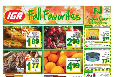 Mackinaw IGA (100 N. Main St., Mackinaw, IL) Weekly Ad October 4 - 10, 2026
