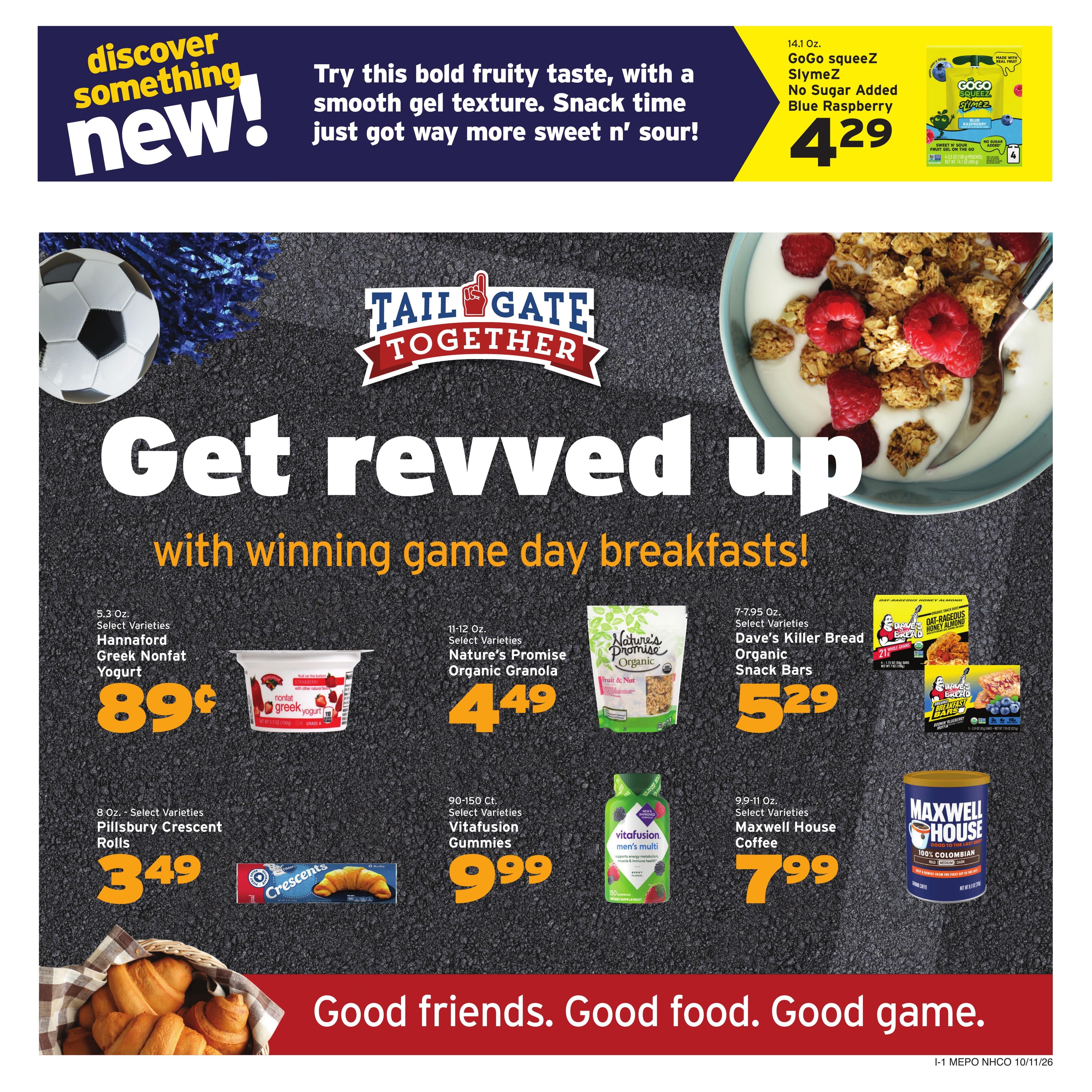 Hannaford (Moody-Ogunquit Area, ME) Week 42 Flyer for Flipp Weekly Ad October 11 - 17, 2026
