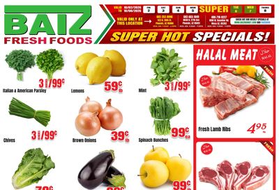 Baiz Market (523 North 20th Street, Phoenix, AZ) Weekly Ad October 2 - 8, 2026