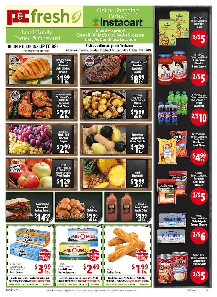 P&C Fresh Markets Weekly Ad October 4 - 10, 2026
