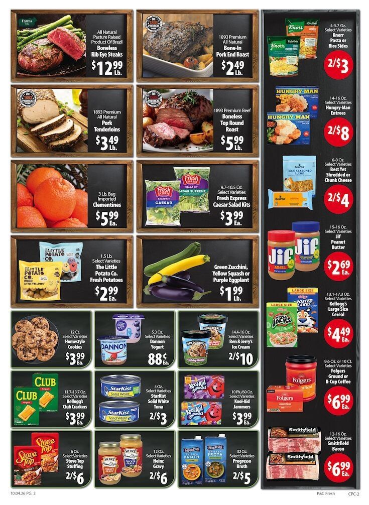 P&C Fresh Markets Weekly Ad October 4 - 10, 2026