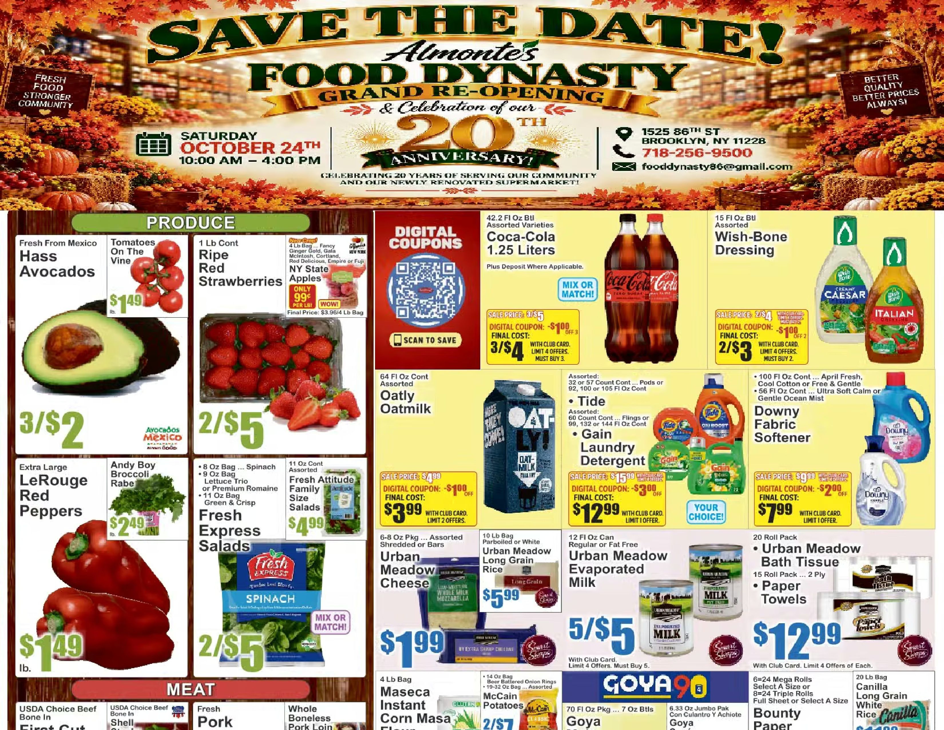 Almonte's Food Dynasty (1525 86th Street, Brooklyn, NY) Weekly Ad October 9 - 15, 2026