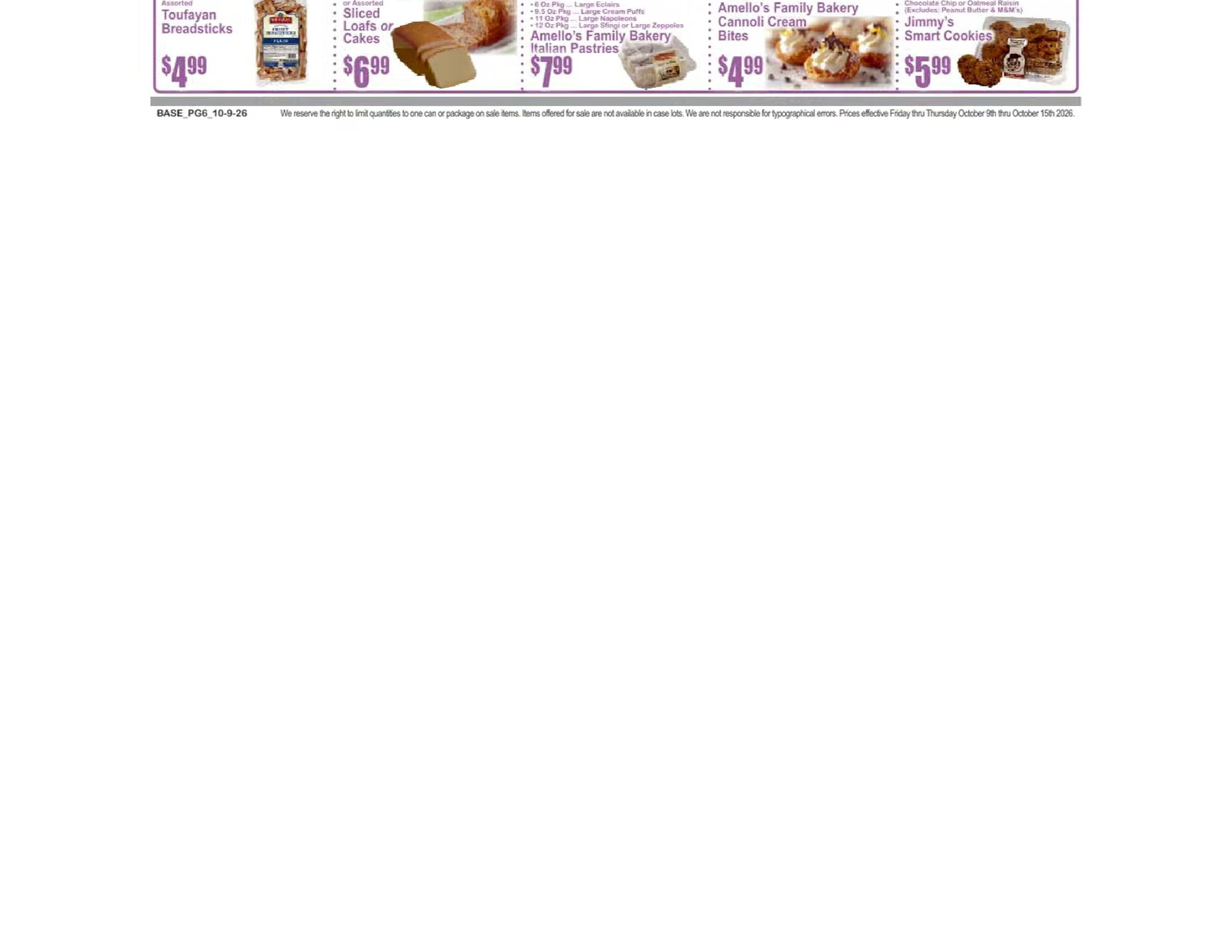 Almonte's Food Dynasty (1525 86th Street, Brooklyn, NY) Weekly Ad October 9 - 15, 2026