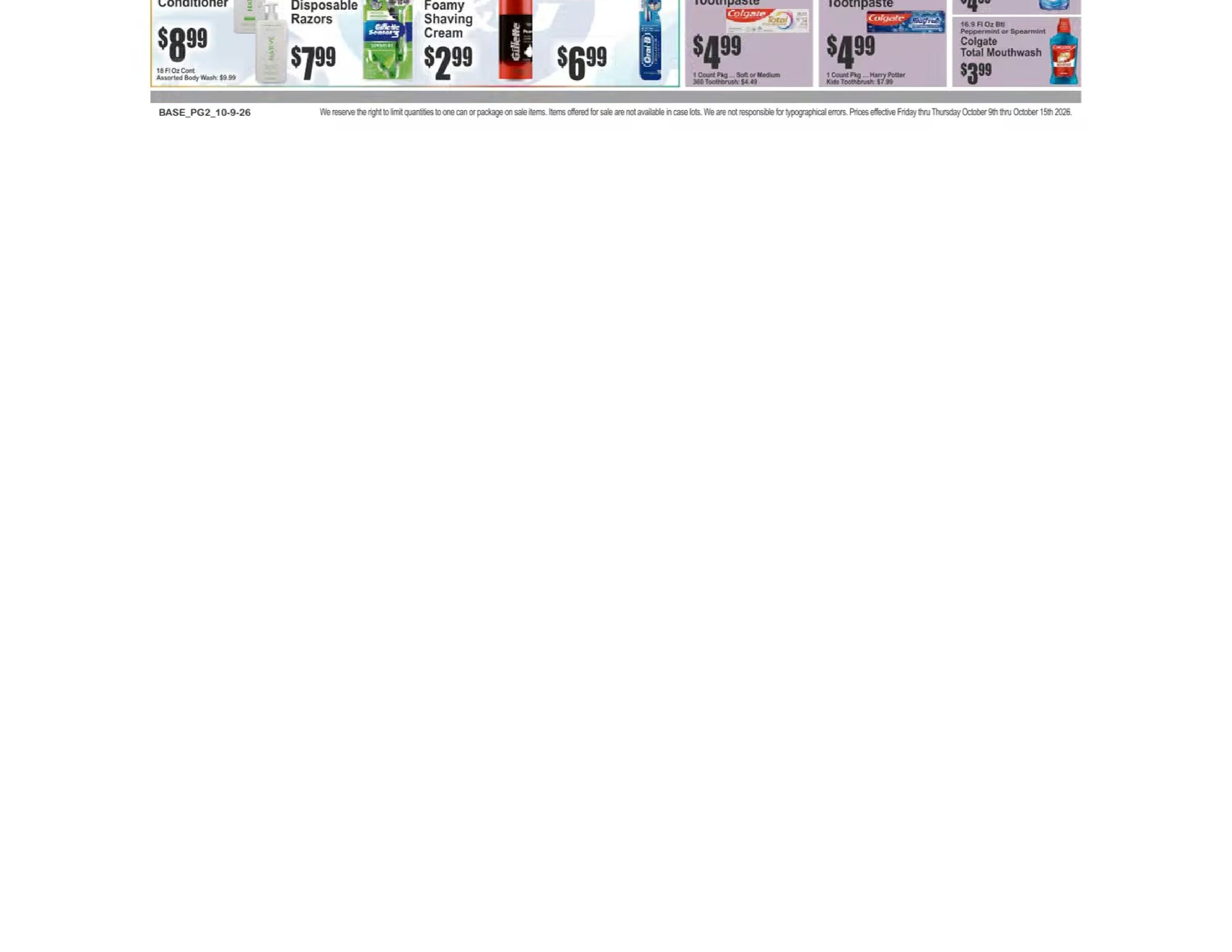 Almonte's Food Dynasty (1525 86th Street, Brooklyn, NY) Weekly Ad October 9 - 15, 2026