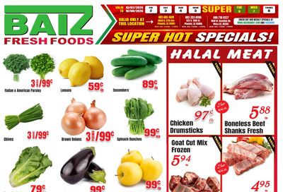 Baiz Market (8030 North 27th Avenue, Phoenix, AZ) Weekly Ad October 2 - 8, 2026