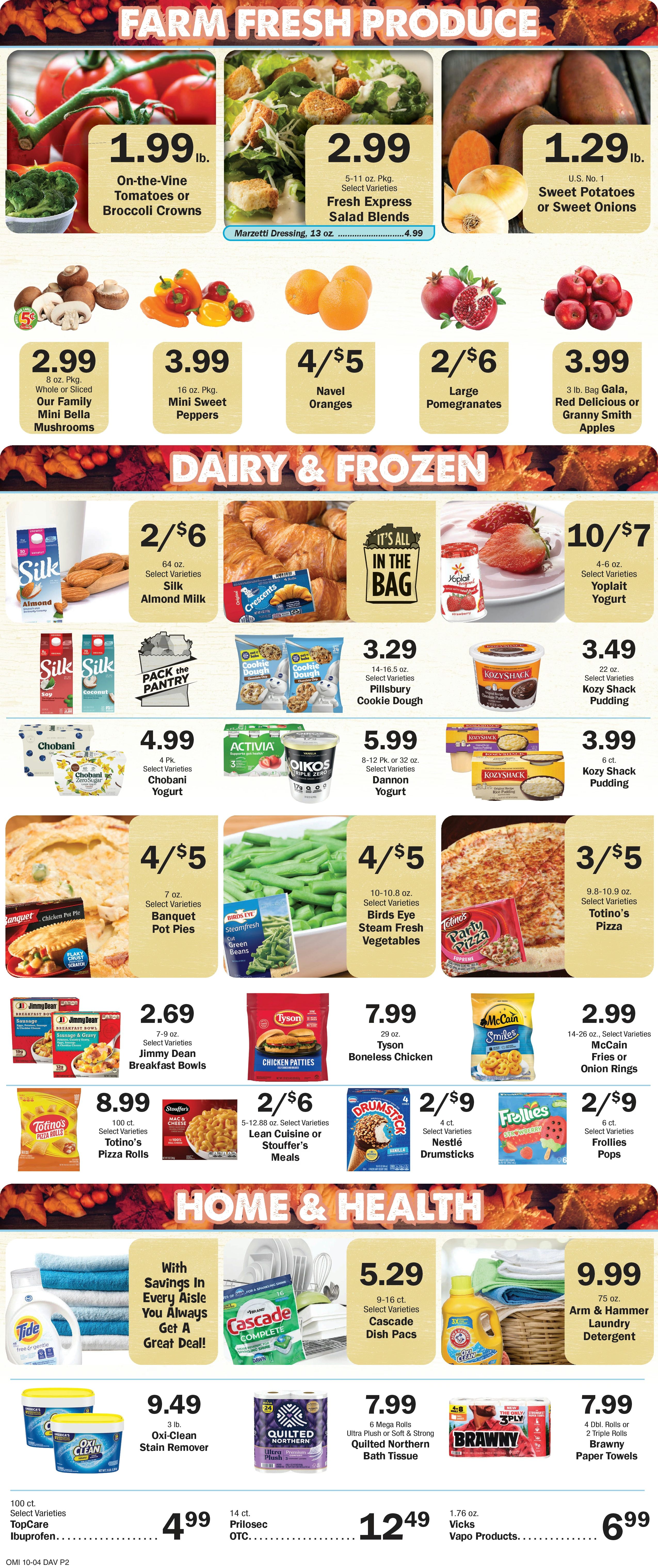 Dale's Food Pride (634 E St, David City, NE) Weekly Ad October 7 - 13, 2026