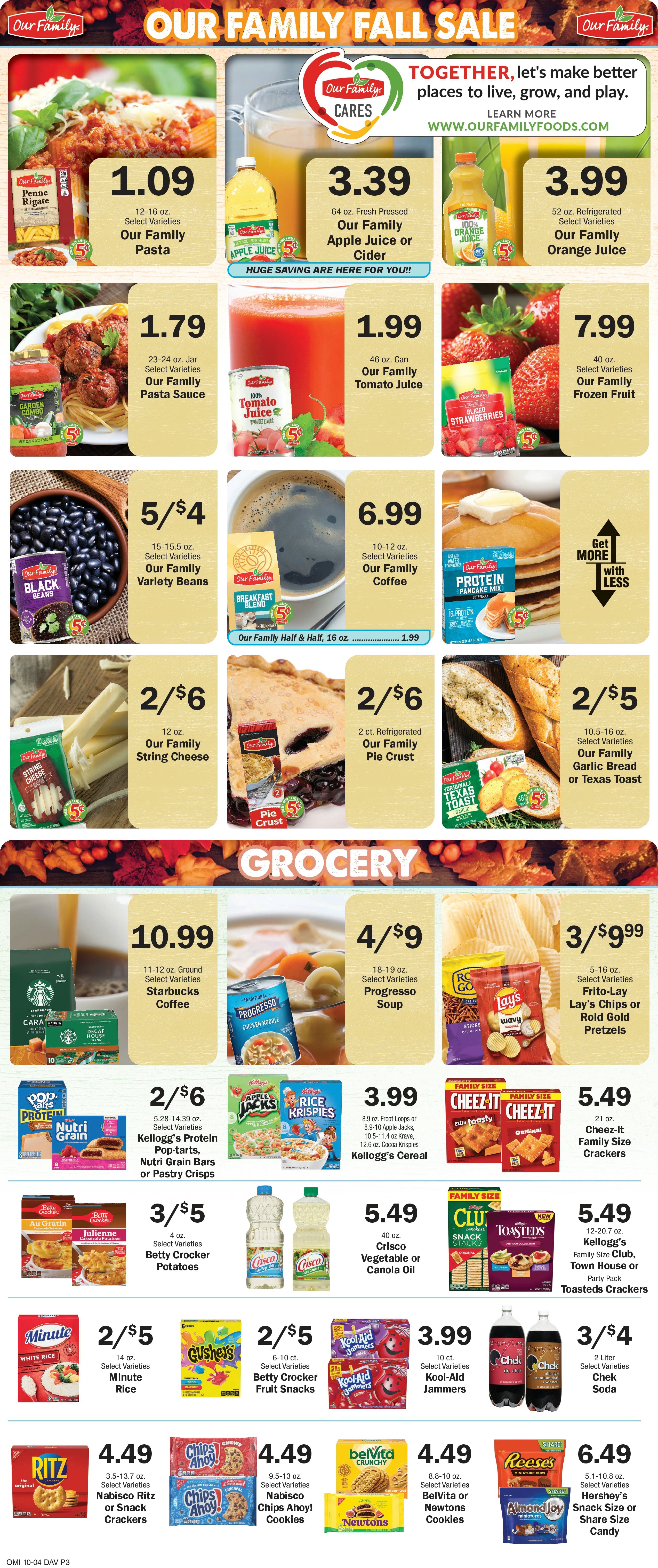 Dale's Food Pride (634 E St, David City, NE) Weekly Ad October 7 - 13, 2026
