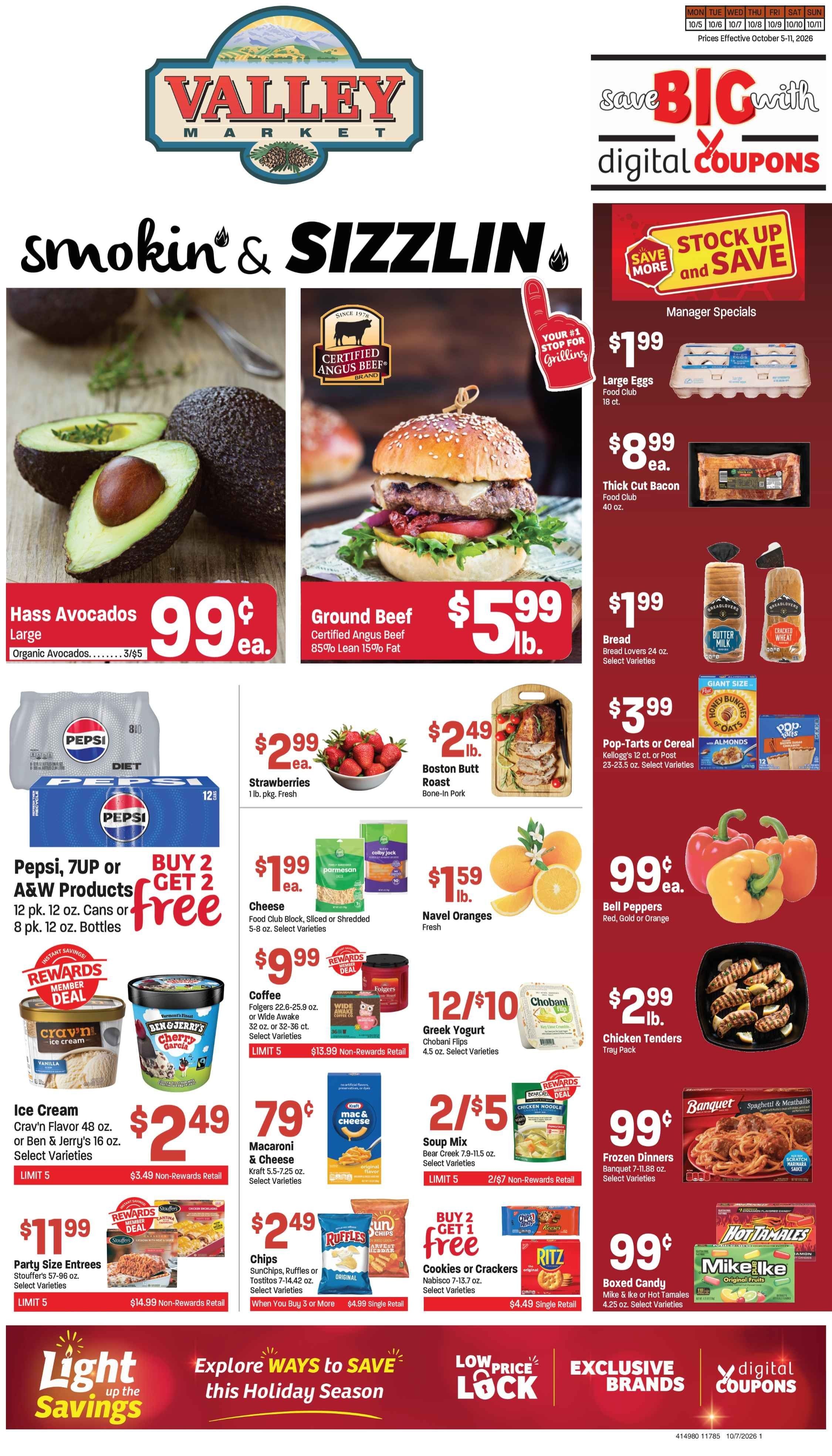 Eden Valley Market (2555 Wolf Creek Dr., Eden, UT) Weekly Ad October 5 - 11, 2026