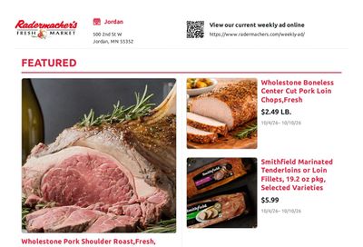 Radermacher's Fresh Market Weekly Ad October 4 - 10, 2026