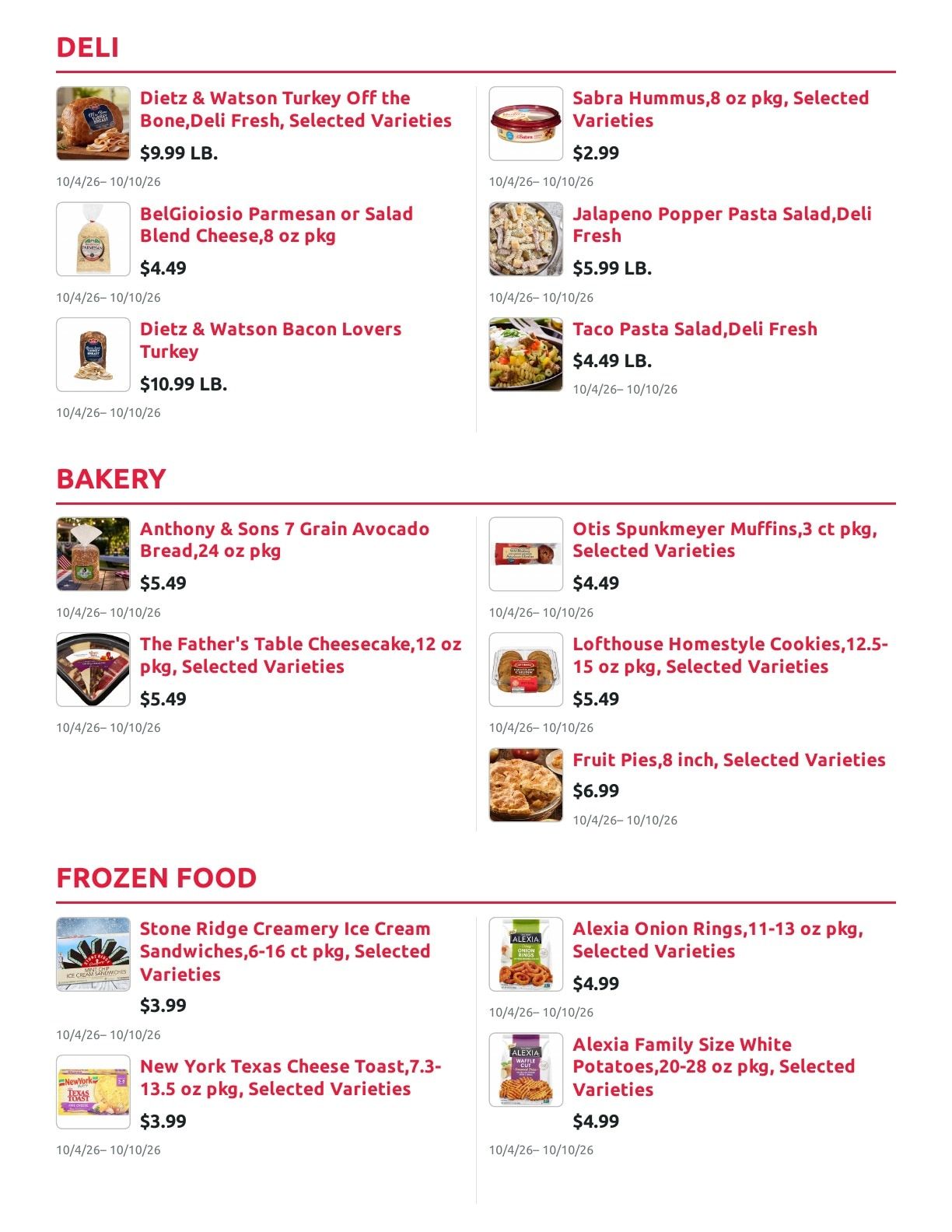 Radermacher's Fresh Market Weekly Ad October 4 - 10, 2026