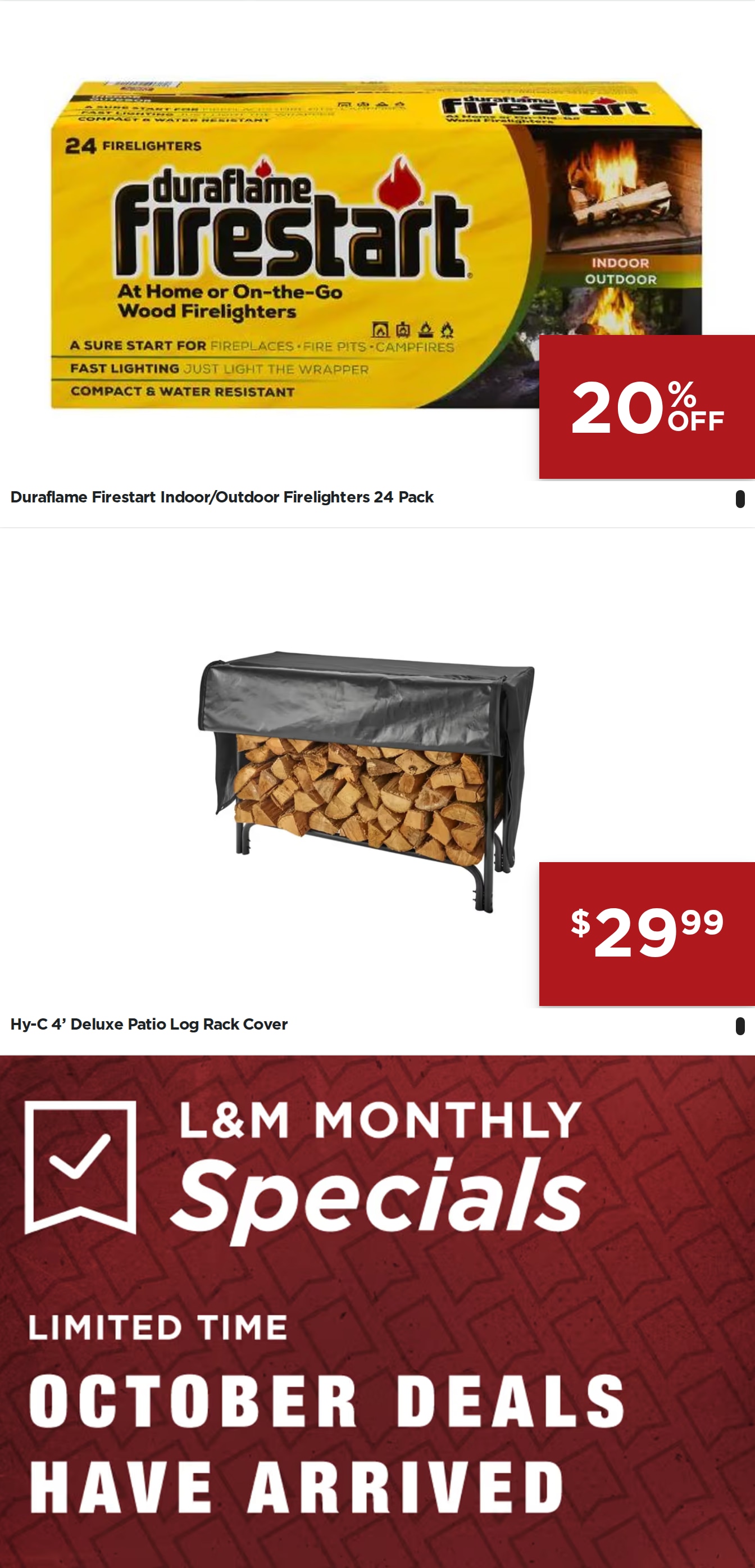 L&M Fleet Supply Weekly Ad October 4 - 10, 2026
