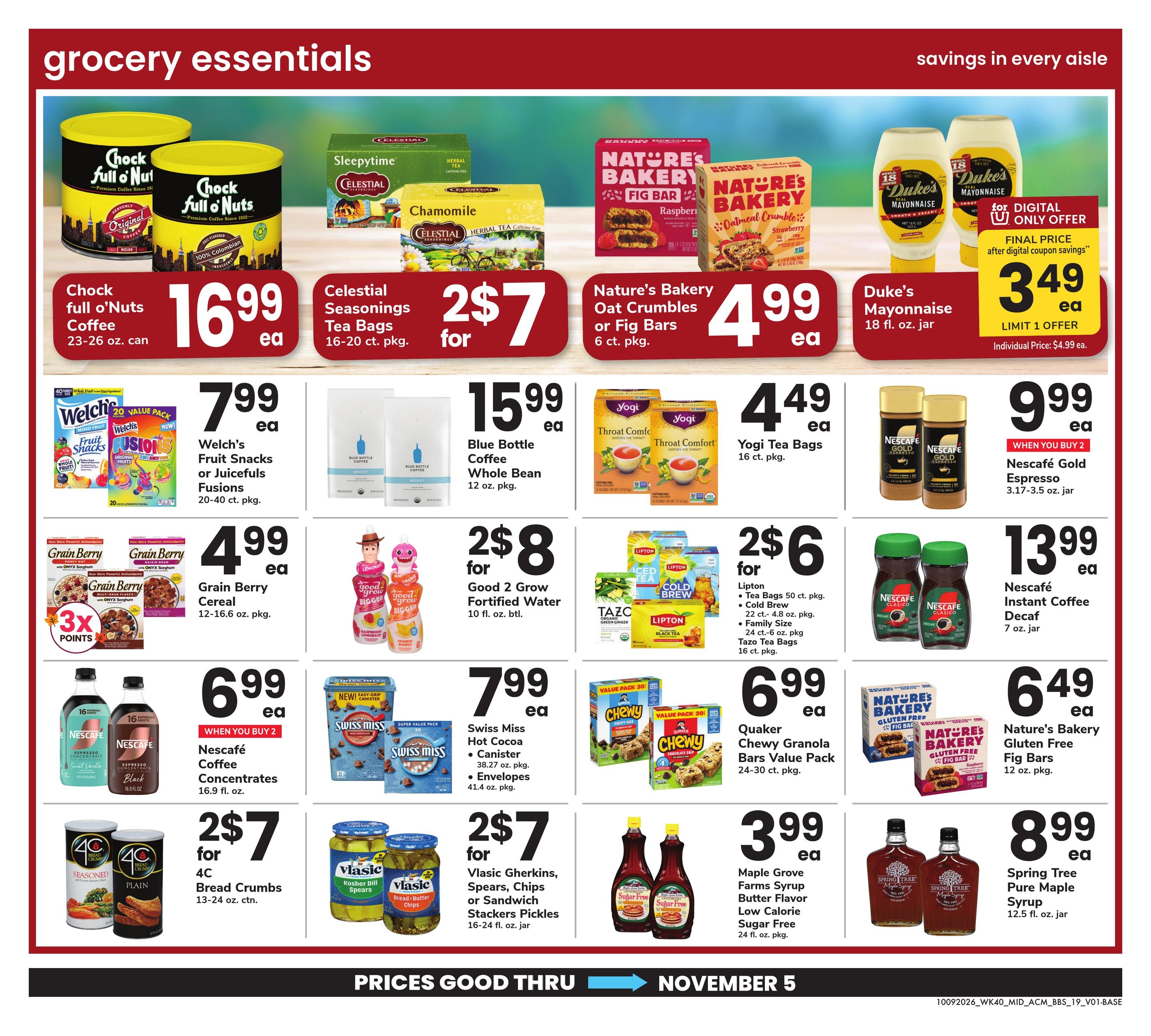 Acme Markets (Bethany Beach Area, DE) Big Book of Savings Weekly Ad October 9 - November 5, 2026