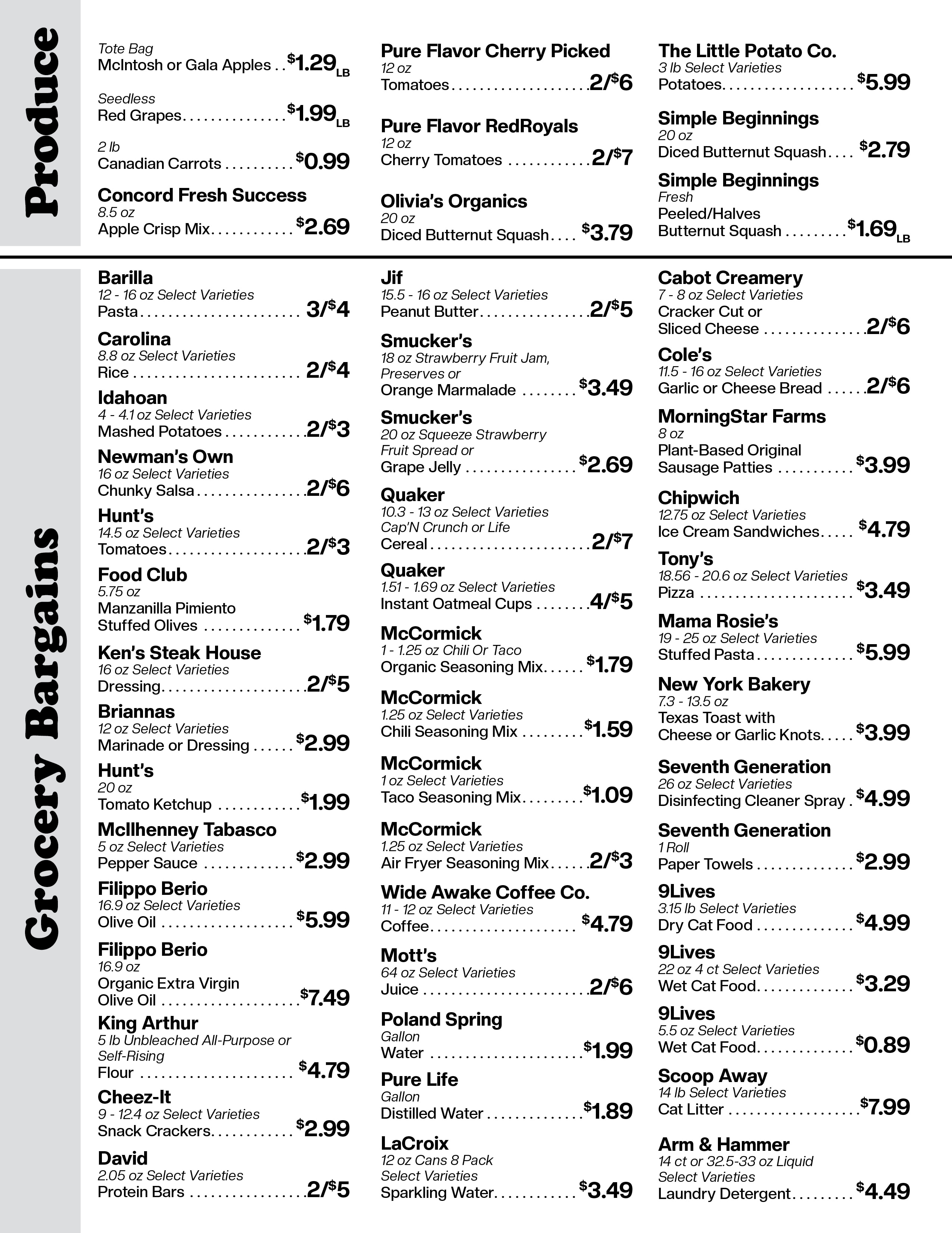 East Burke Market Weekly Ad October 9 - 15, 2026