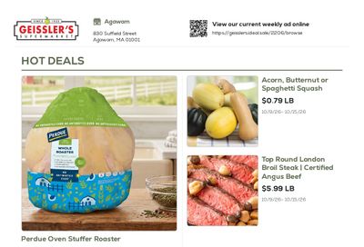 Geissler's Supermarket Weekly Ad October 9 - 15, 2026