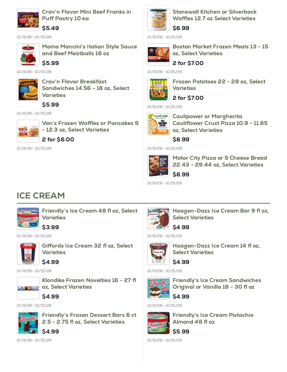 Geissler's Supermarket Weekly Ad October 9 - 15, 2026