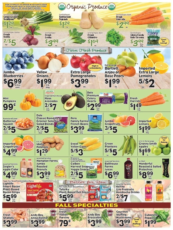Village Barn Fresh Market Weekly Ad October 9 - 15, 2026