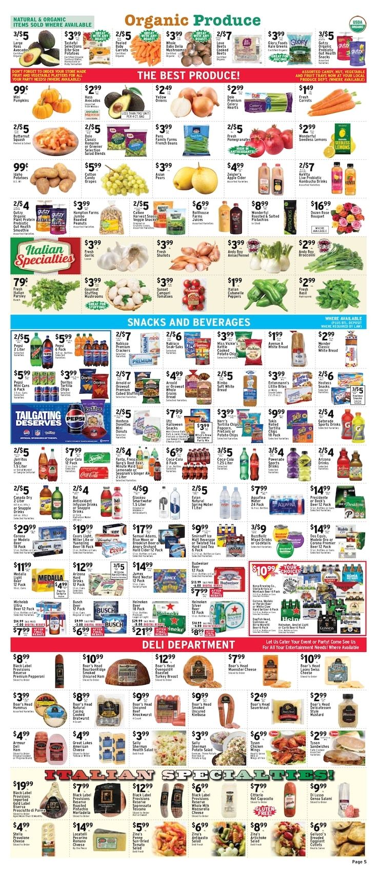 Bensonhurst Market Weekly Ad October 9 - 15, 2026
