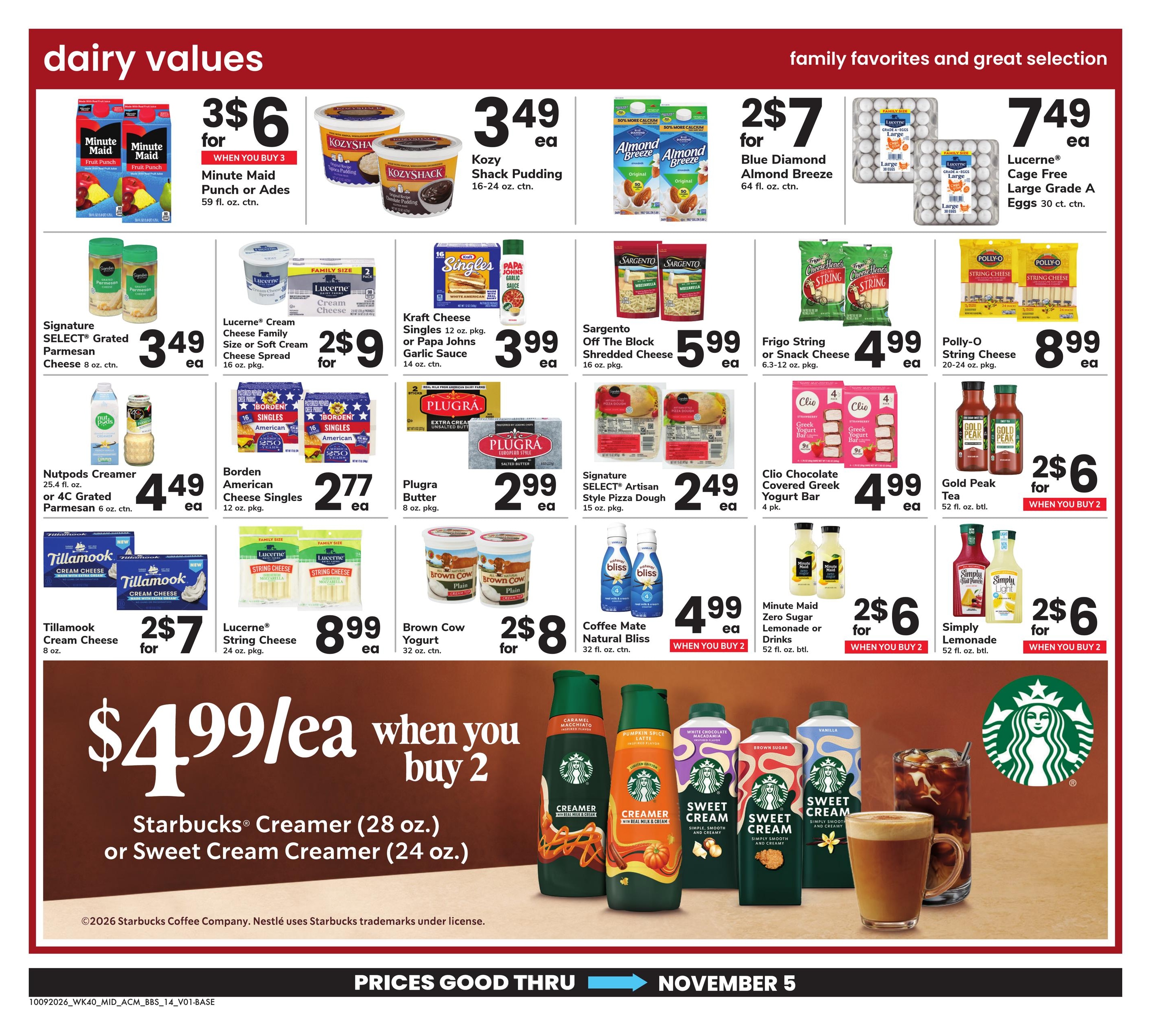 Acme Markets (New Brunswick Area, NJ) Big Book of Savings Weekly Ad October 9 - November 5, 2026