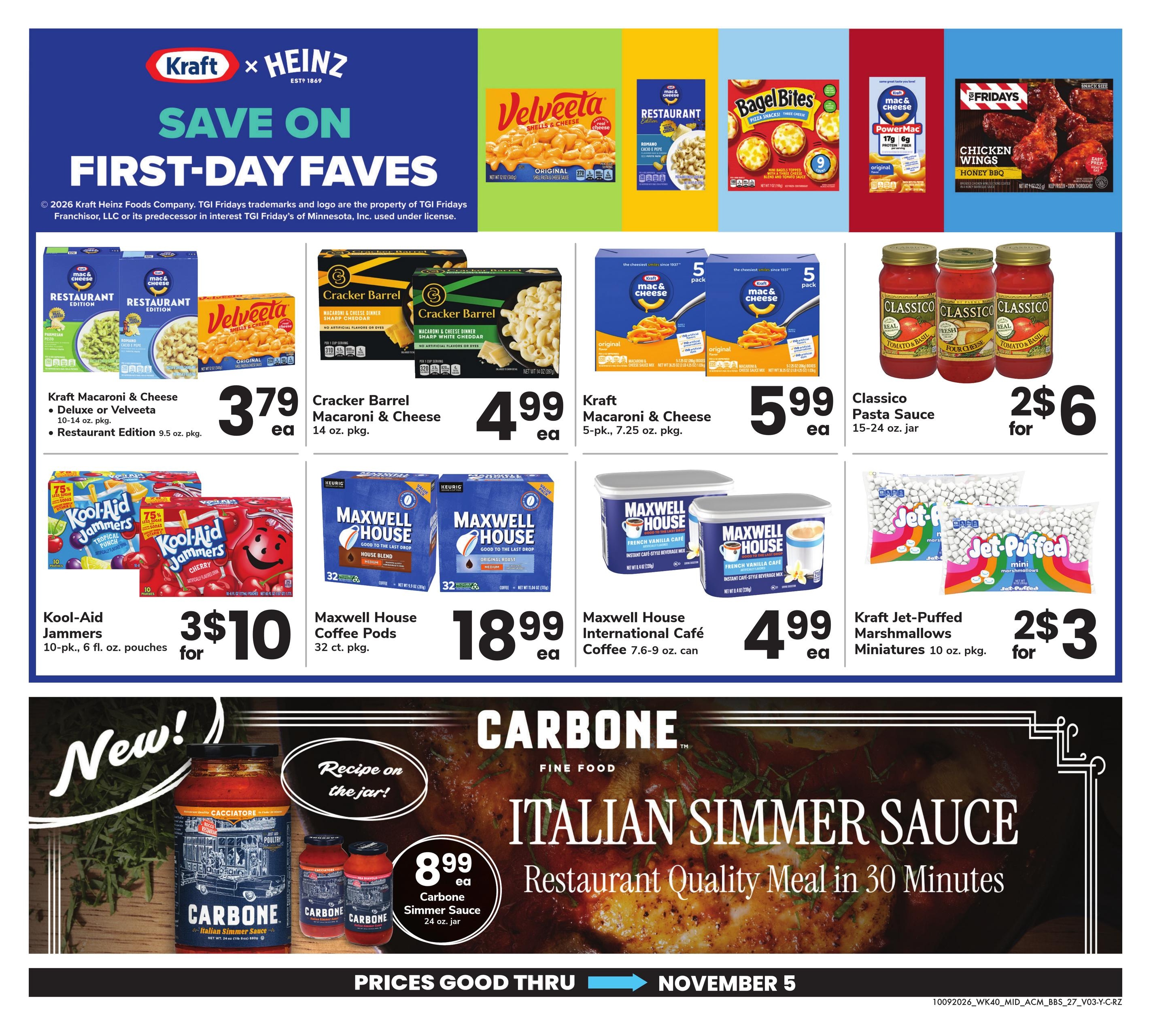 Acme Markets (New Brunswick Area, NJ) Big Book of Savings Weekly Ad October 9 - November 5, 2026