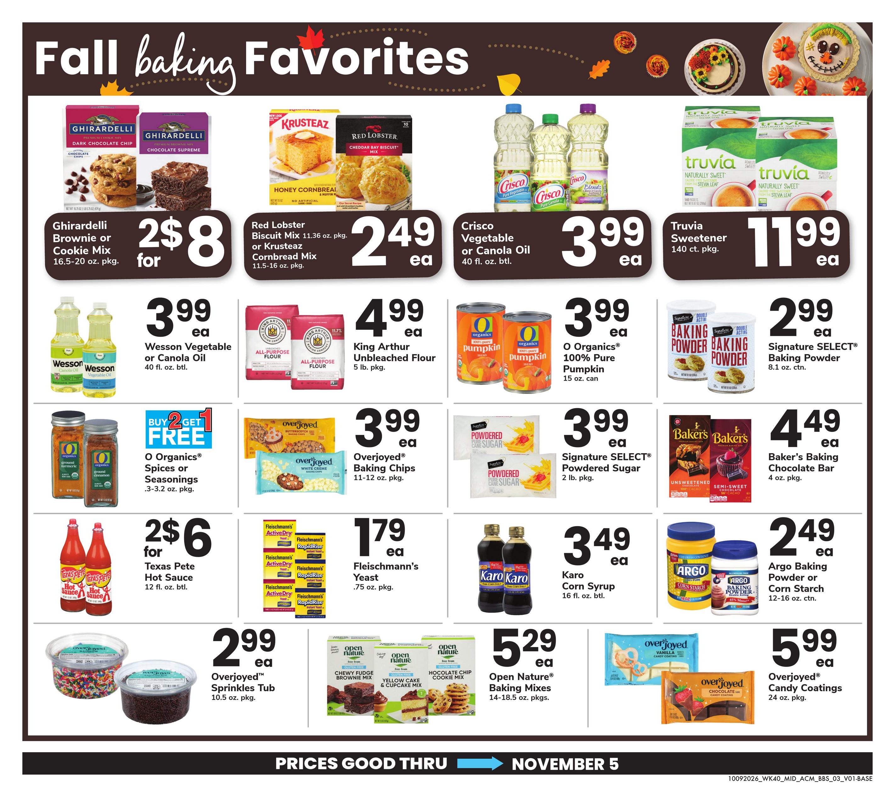 Acme Markets (Allenwood Area, NJ) Big Book of Savings Weekly Ad October 9 - November 5, 2026
