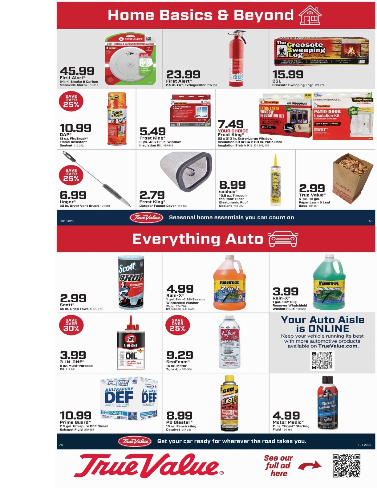 Davis Food & Drug True Value Savings Weekly Ad October 9 - 26, 2026
