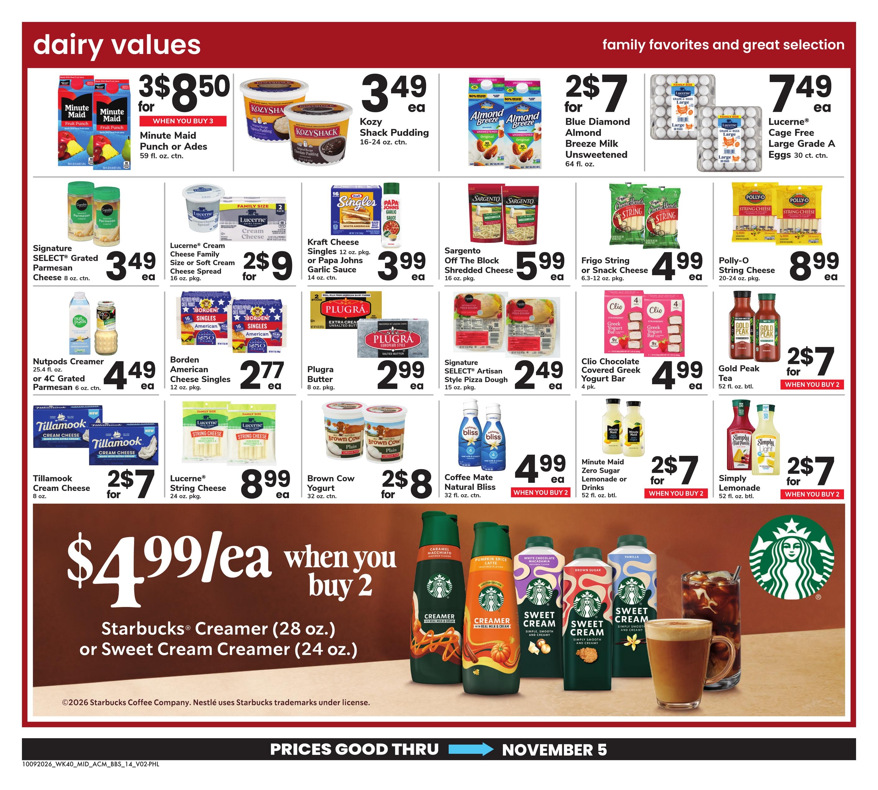 Acme Markets (Camden Area, NJ) Big Book of Savings Weekly Ad October 9 - November 5, 2026