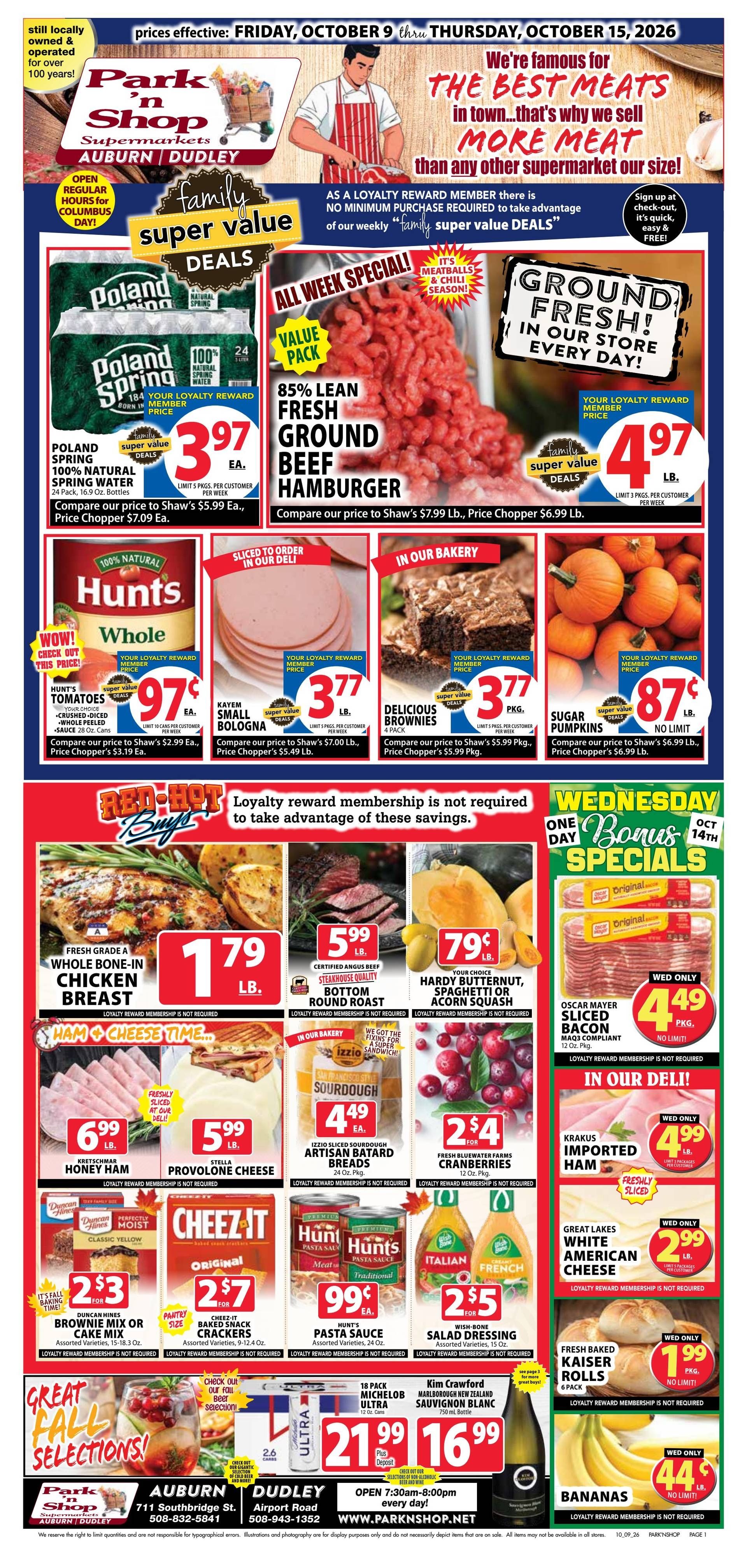 Park 'n Shop Weekly Ad October 9 - 15, 2026