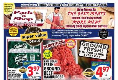 Park 'n Shop Weekly Ad October 9 - 15, 2026