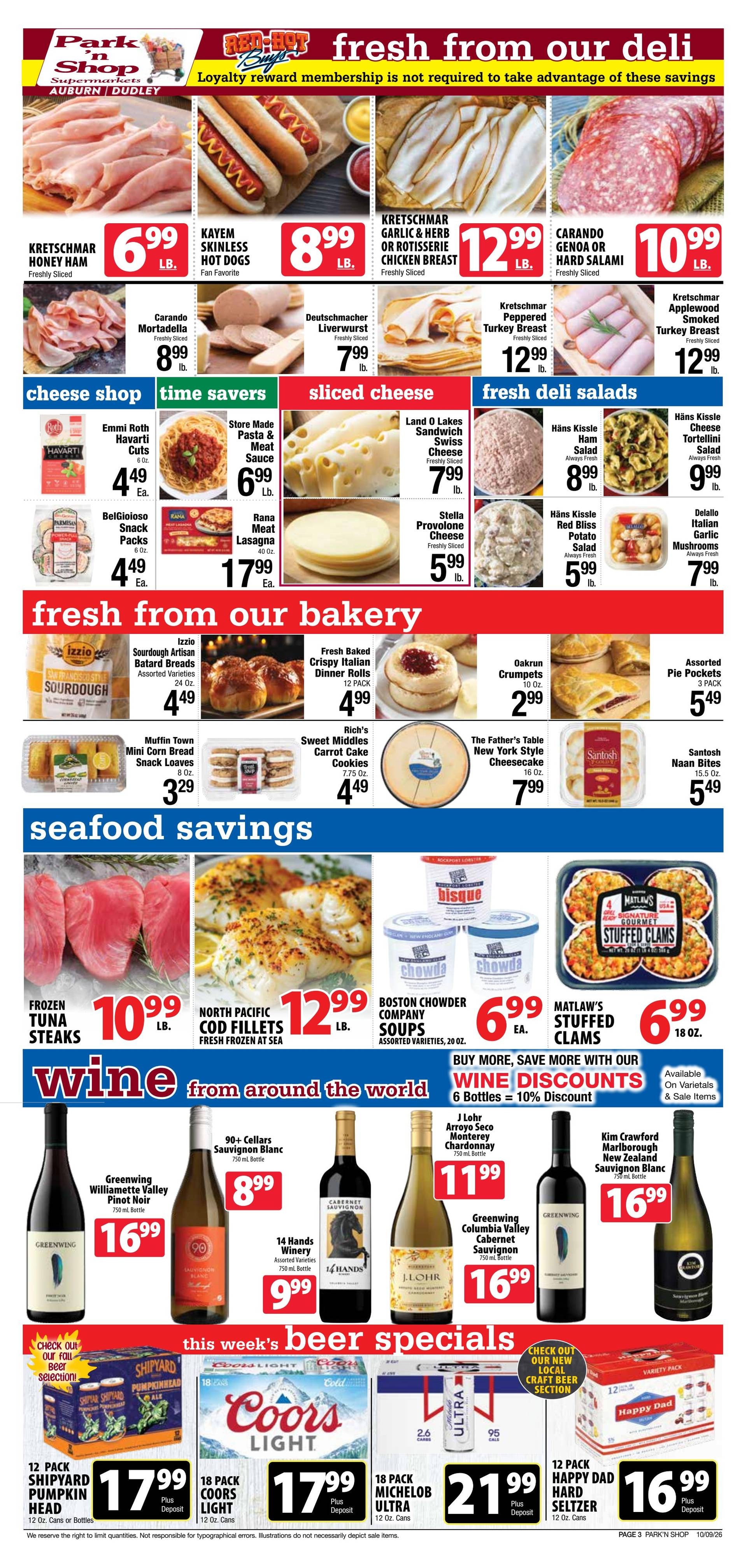 Park 'n Shop Weekly Ad October 9 - 15, 2026