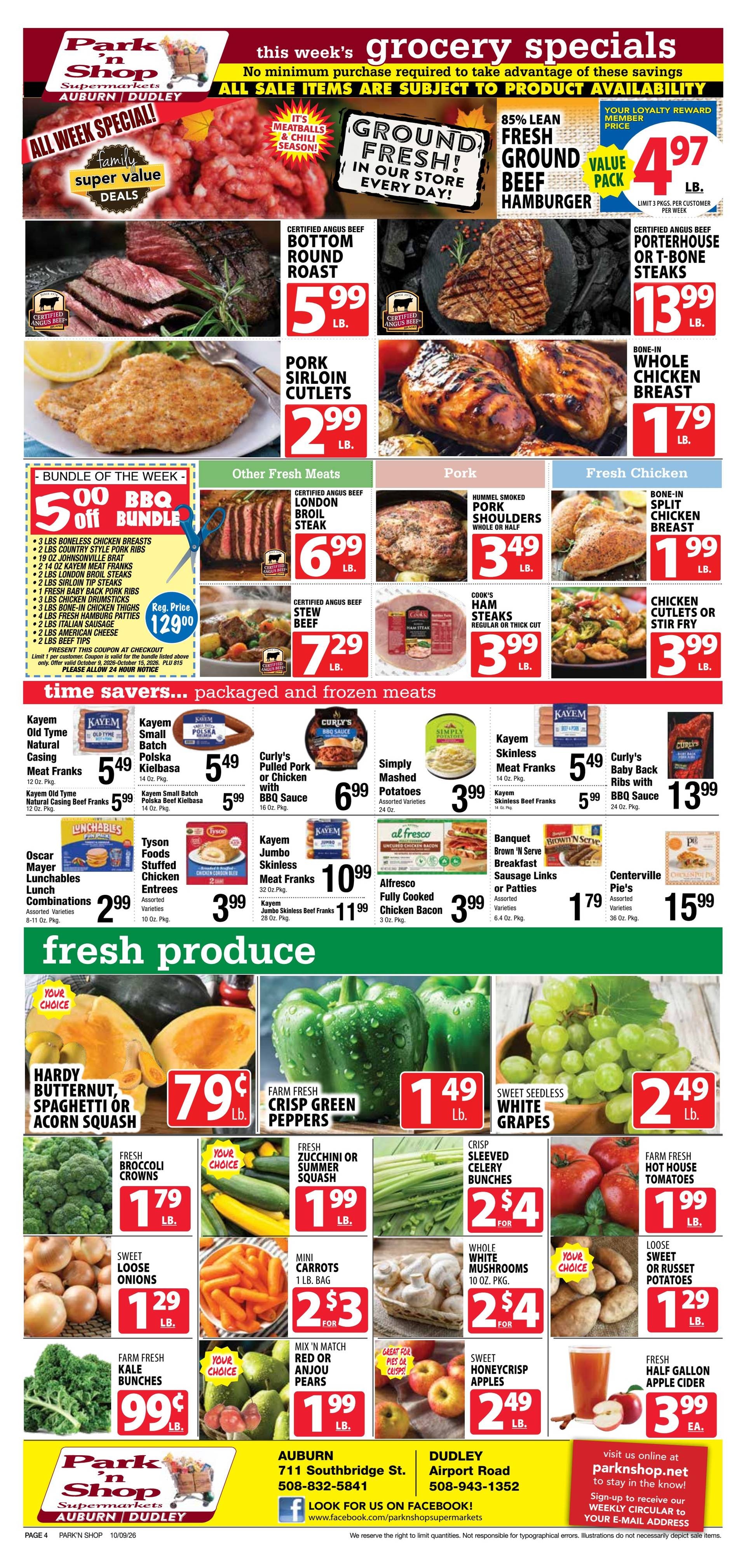 Park 'n Shop Weekly Ad October 9 - 15, 2026