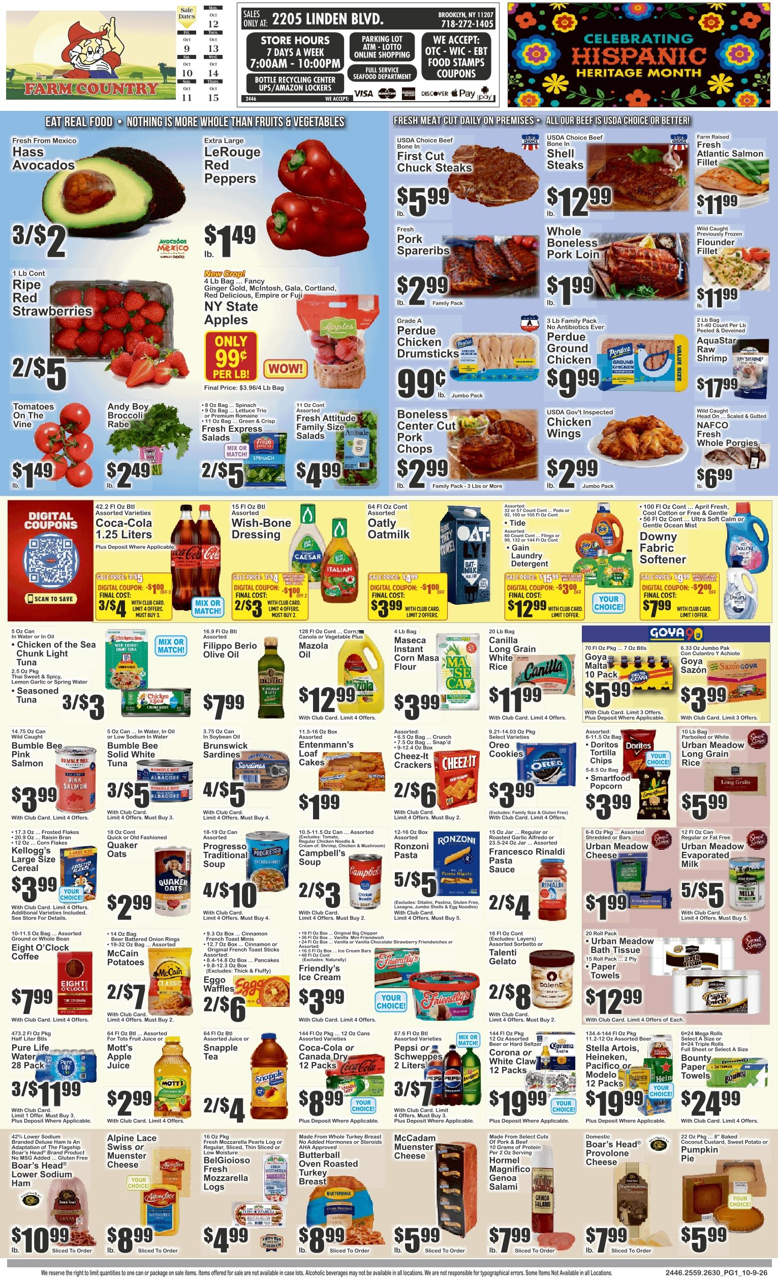 Farm Country (Brooklyn, NY) Key Food Weekly Ad October 9 - 15, 2026