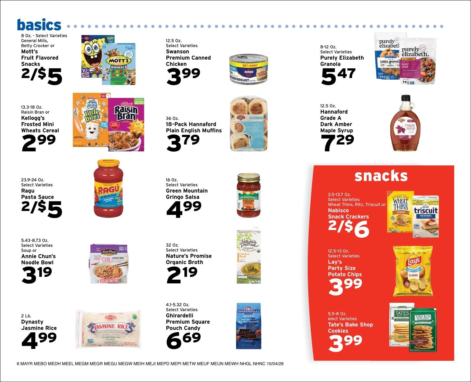 Grant's Shop 'n Save Weekly Ad October 11 - 17, 2026