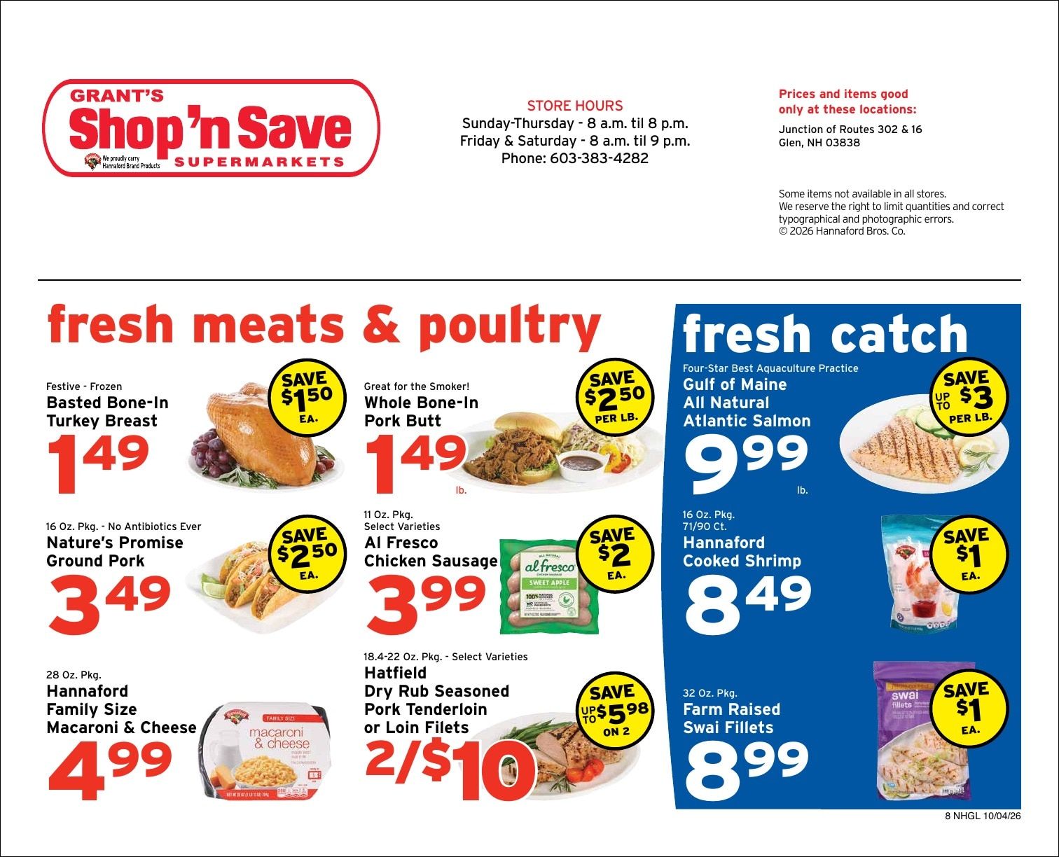Grant's Shop 'n Save Weekly Ad October 11 - 17, 2026