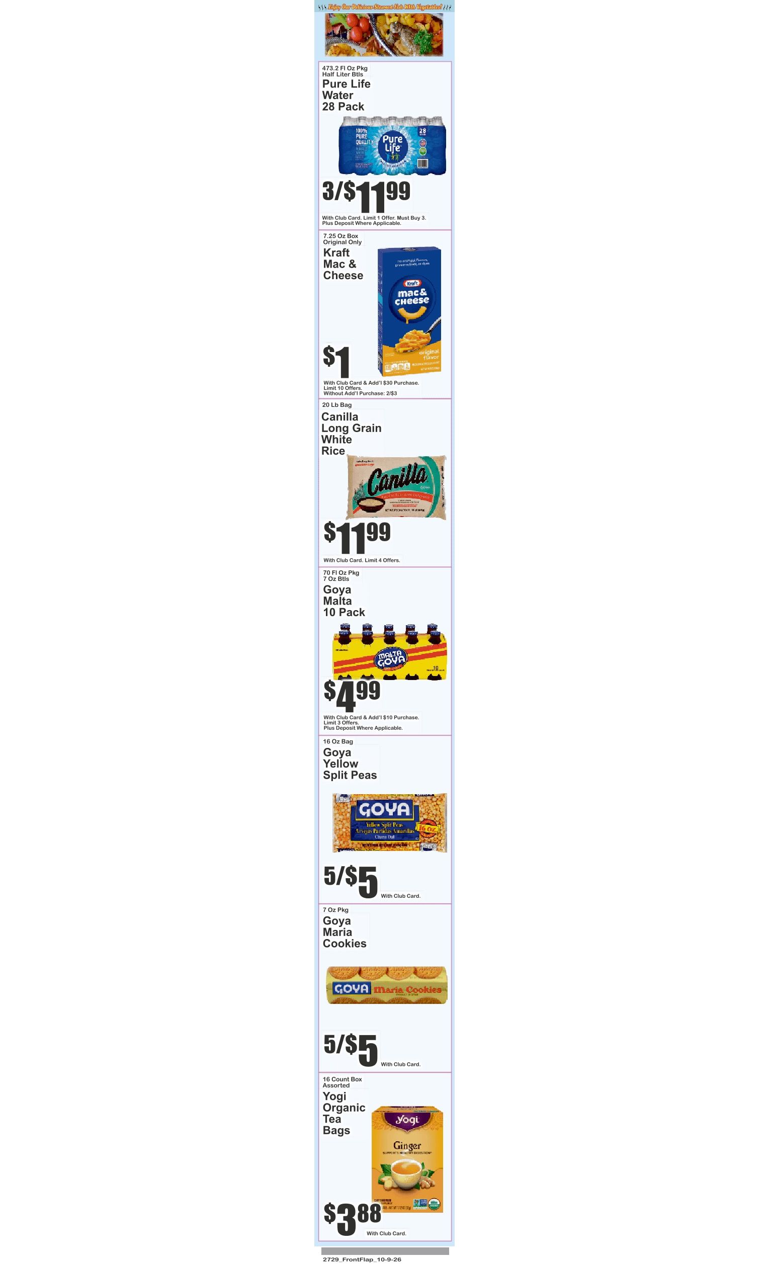 Golden Mango (2300 Randall Avenue, Bronx, NY) Key Food Weekly Ad October 9 - 15, 2026