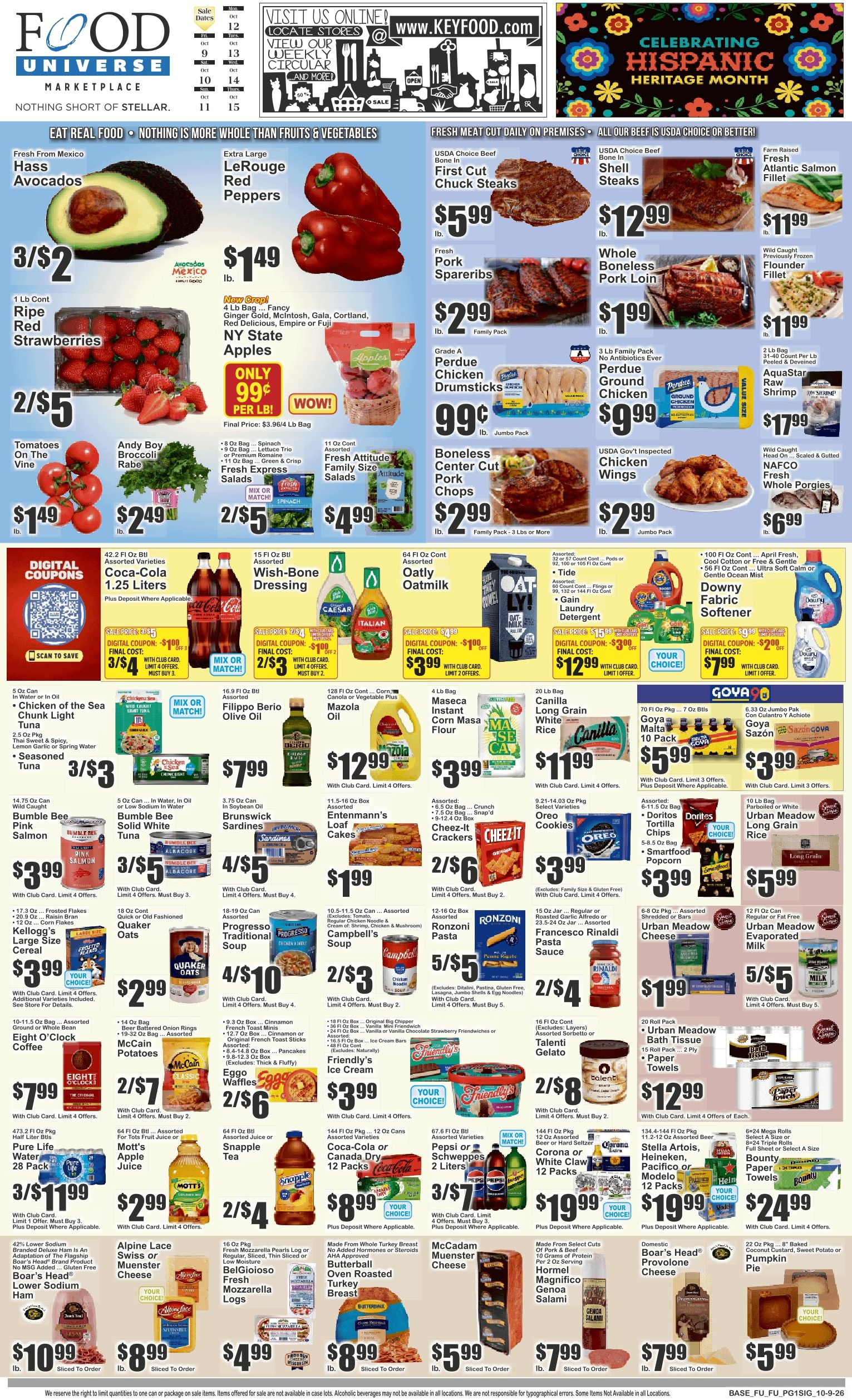 Dekalb Fresh Market (825 Dekalb Avenue, Brooklyn, NY) Key Food Weekly Ad October 9 - 15, 2026