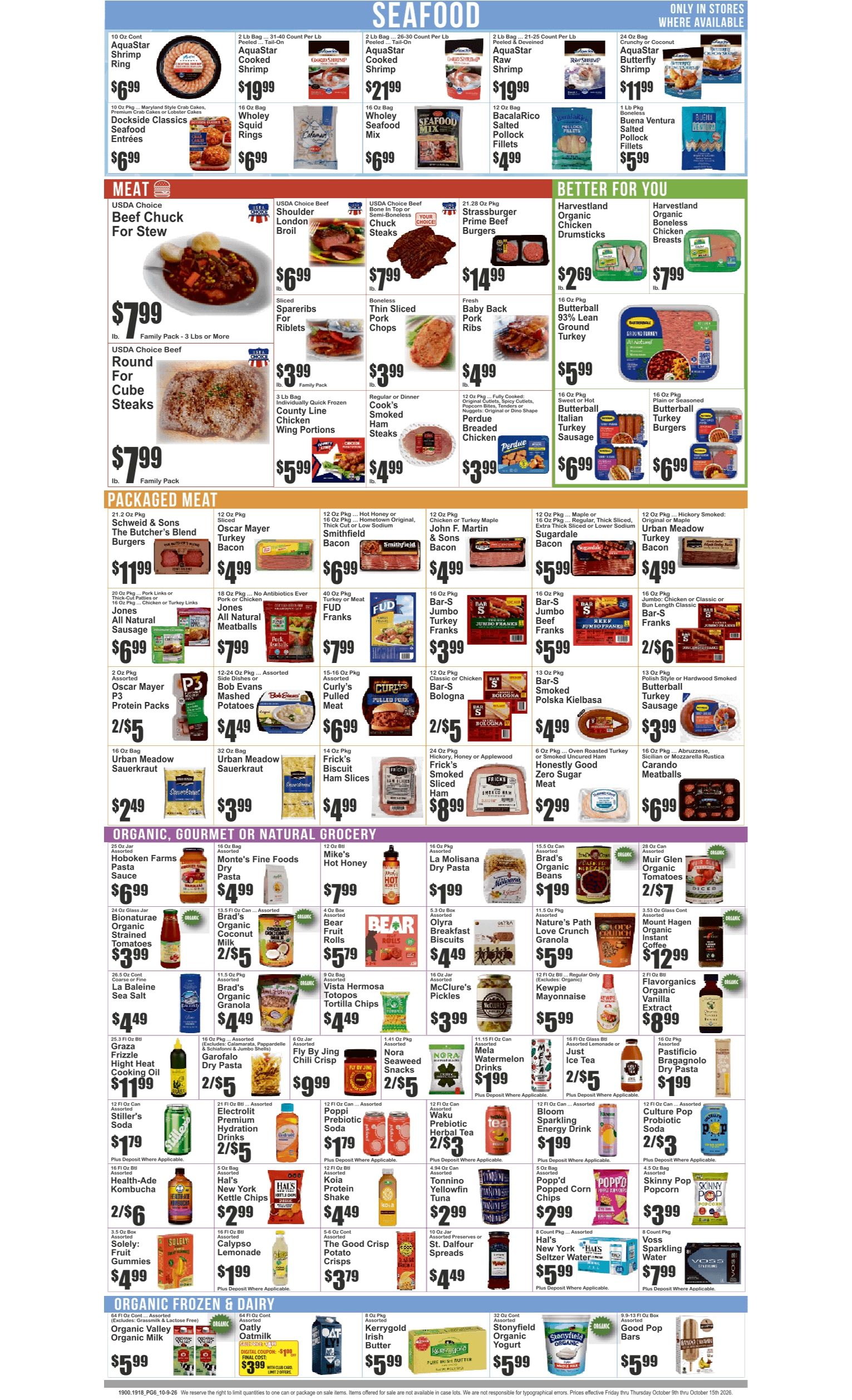 Waverly Gourmet Market (367 Waverly Ave., Brooklyn, NY) Key Food Weekly Ad October 9 - 15, 2026