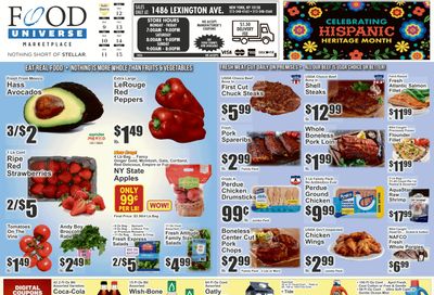 Food Universe (1486 Lexington Ave., New York, NY) Weekly Ad October 9 - 15, 2026