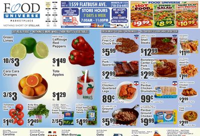 Food Universe (1559 Flatbush Avenue, Brooklyn, NY) Weekly Ad October 9 - 15, 2026