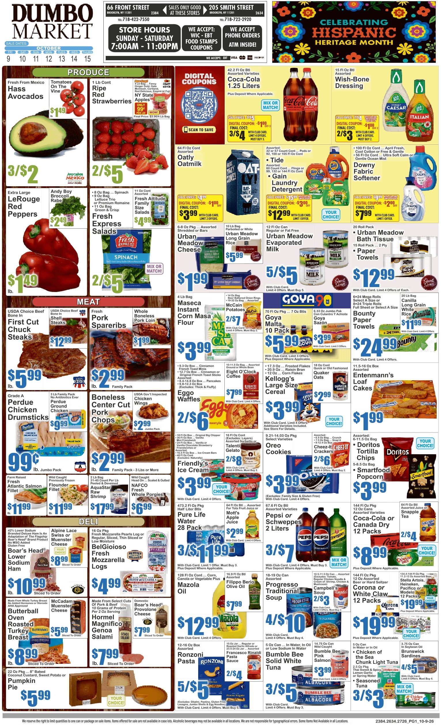 Dumbo Market Key Food Weekly Ad October 9 - 15, 2026