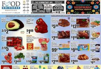 Food Universe (243 Schenactady Ave., Brooklyn, NY) Weekly Ad October 9 - 15, 2026