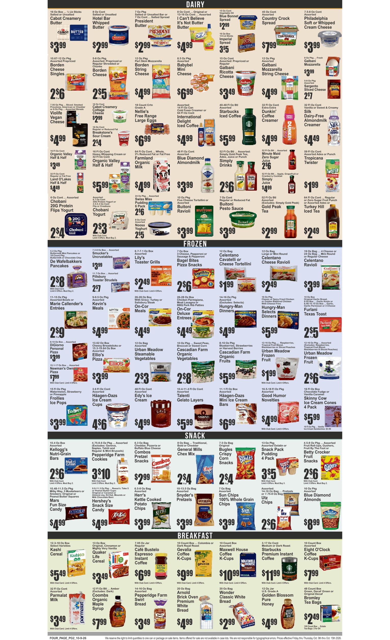 Food Universe (243 Schenactady Ave., Brooklyn, NY) Weekly Ad October 9 - 15, 2026