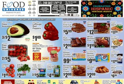 Food Universe (248 East 174th Street, Bronx, NY) Weekly Ad October 9 - 15, 2026