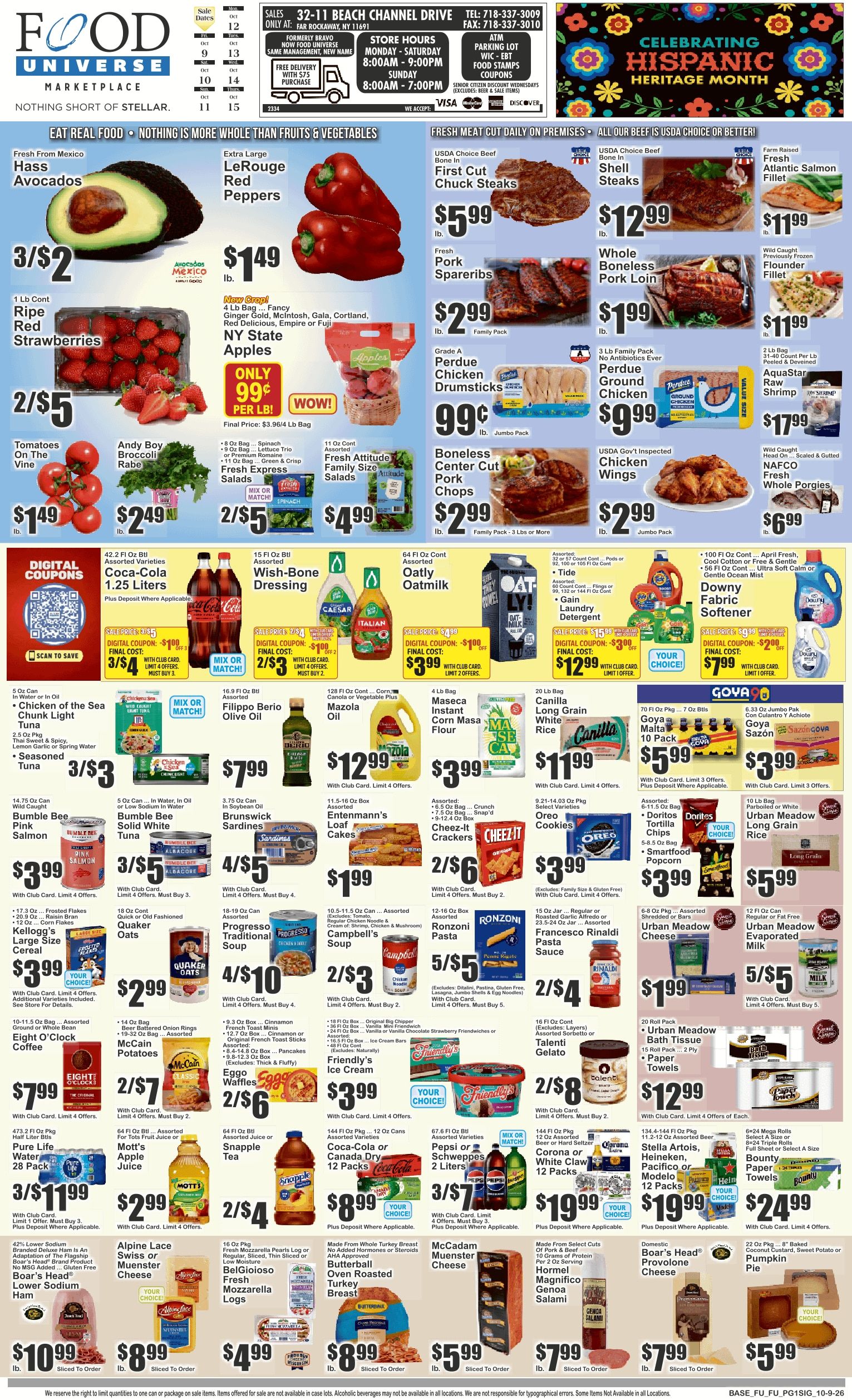 Food Universe (Far Rockaway, NY) Weekly Ad October 9 - 15, 2026