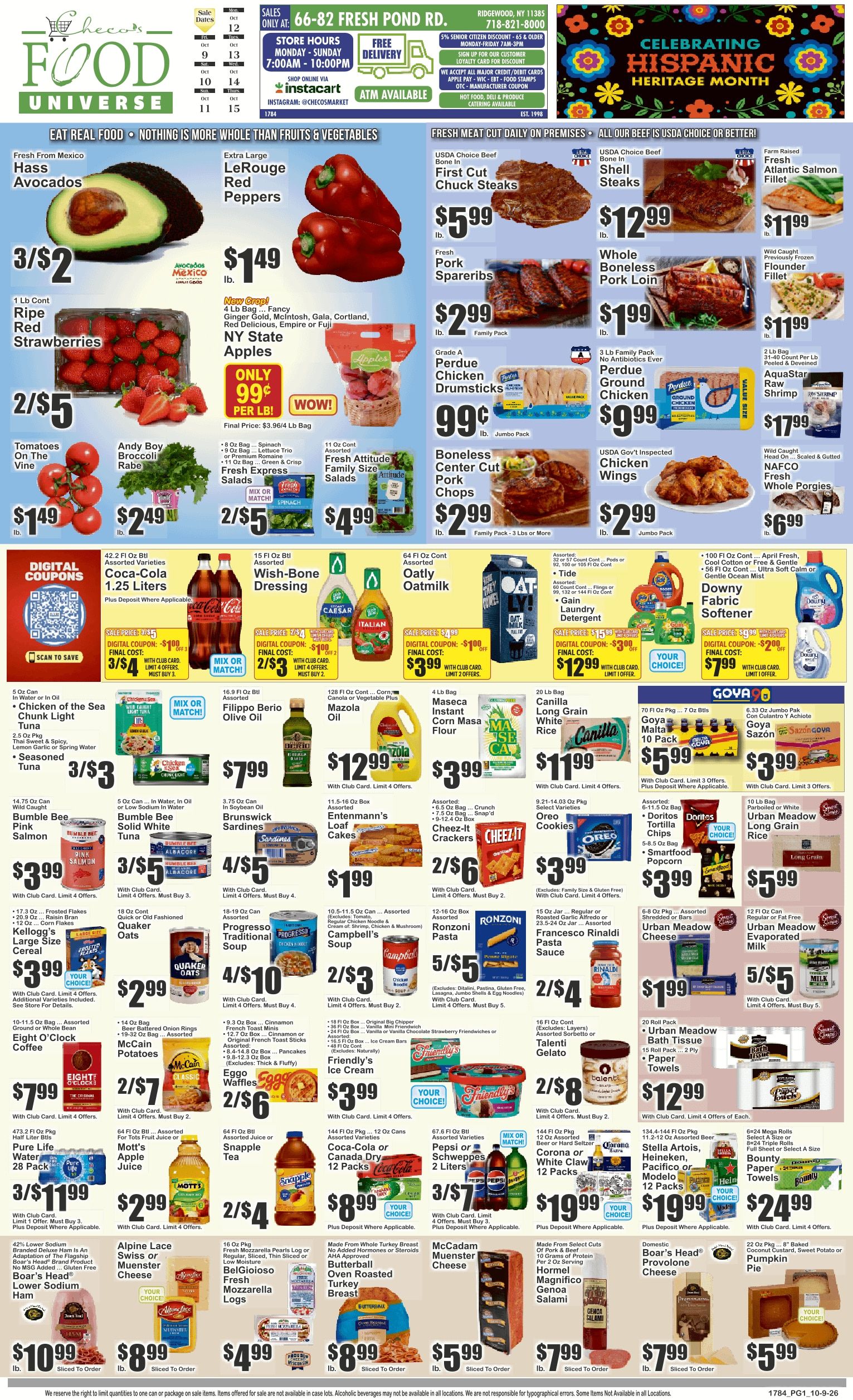 Food Universe (Ridgewood, NY) Weekly Ad October 9 - 15, 2026
