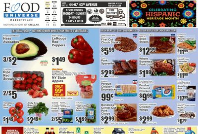 Food Universe (Sunnyside, NY) Weekly Ad October 9 - 15, 2026