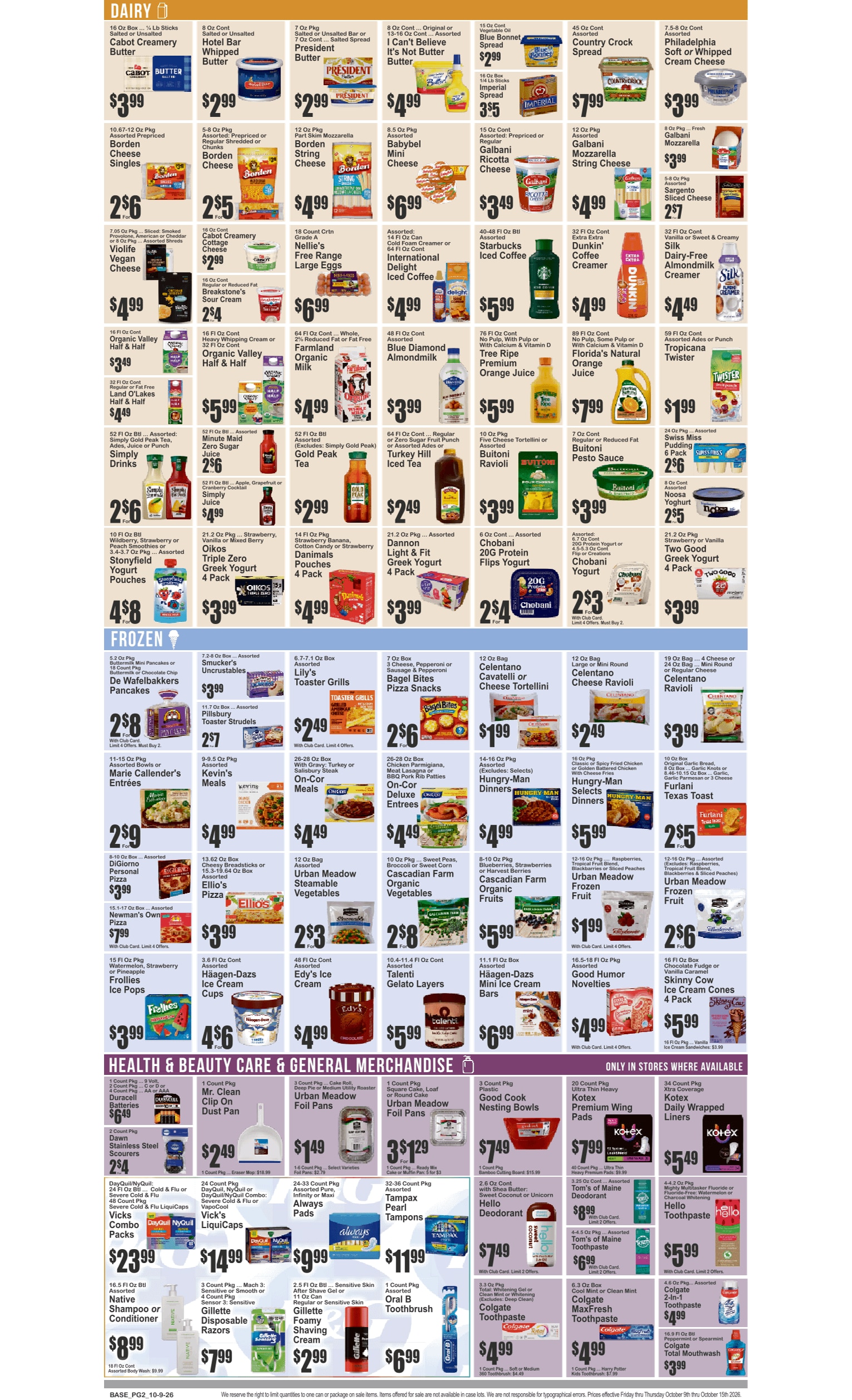 Food Universe Weekly Ad October 9 - 15, 2026